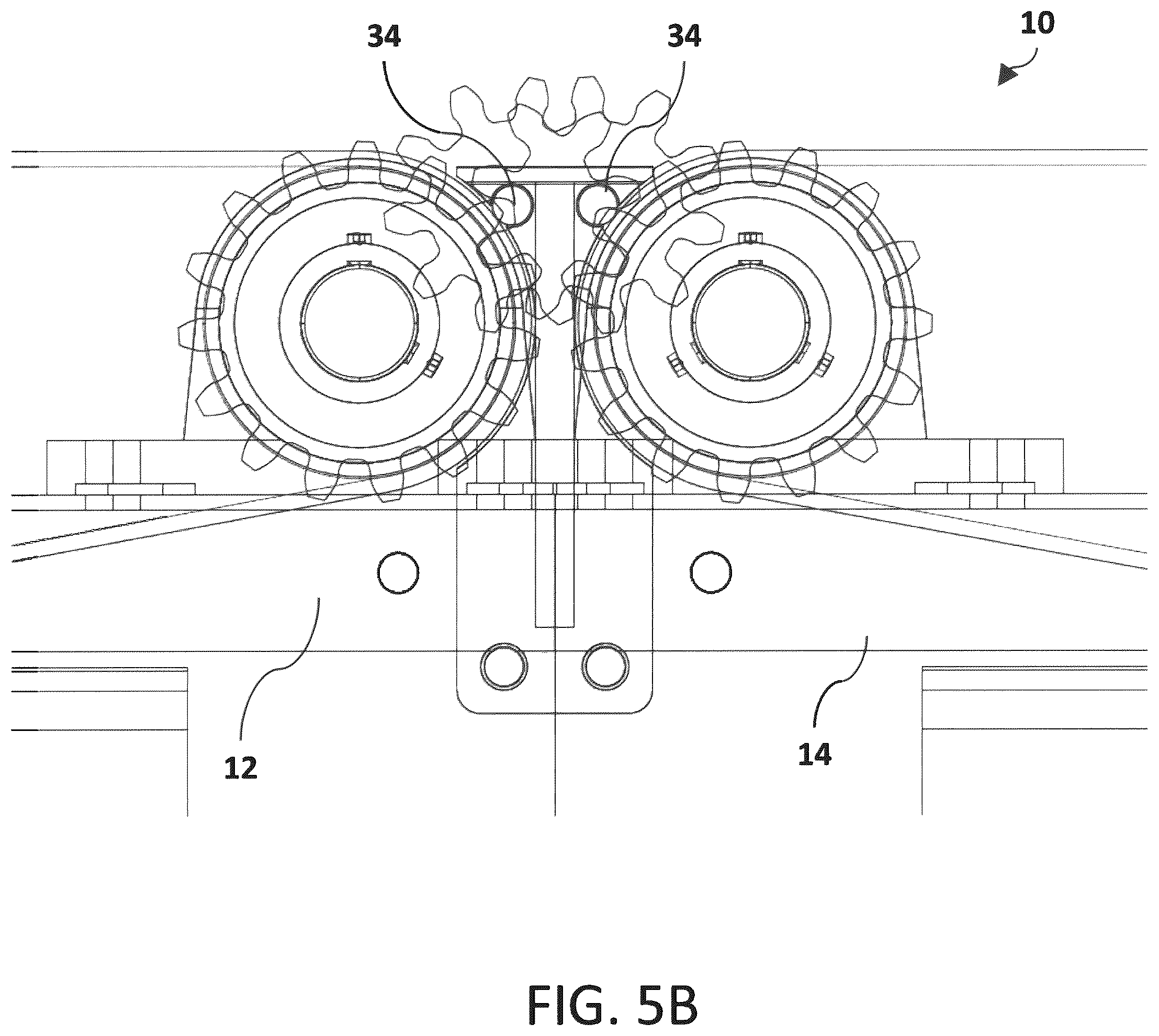 Patent US12378097 Figure 5 – Variable speed moving walkway systems