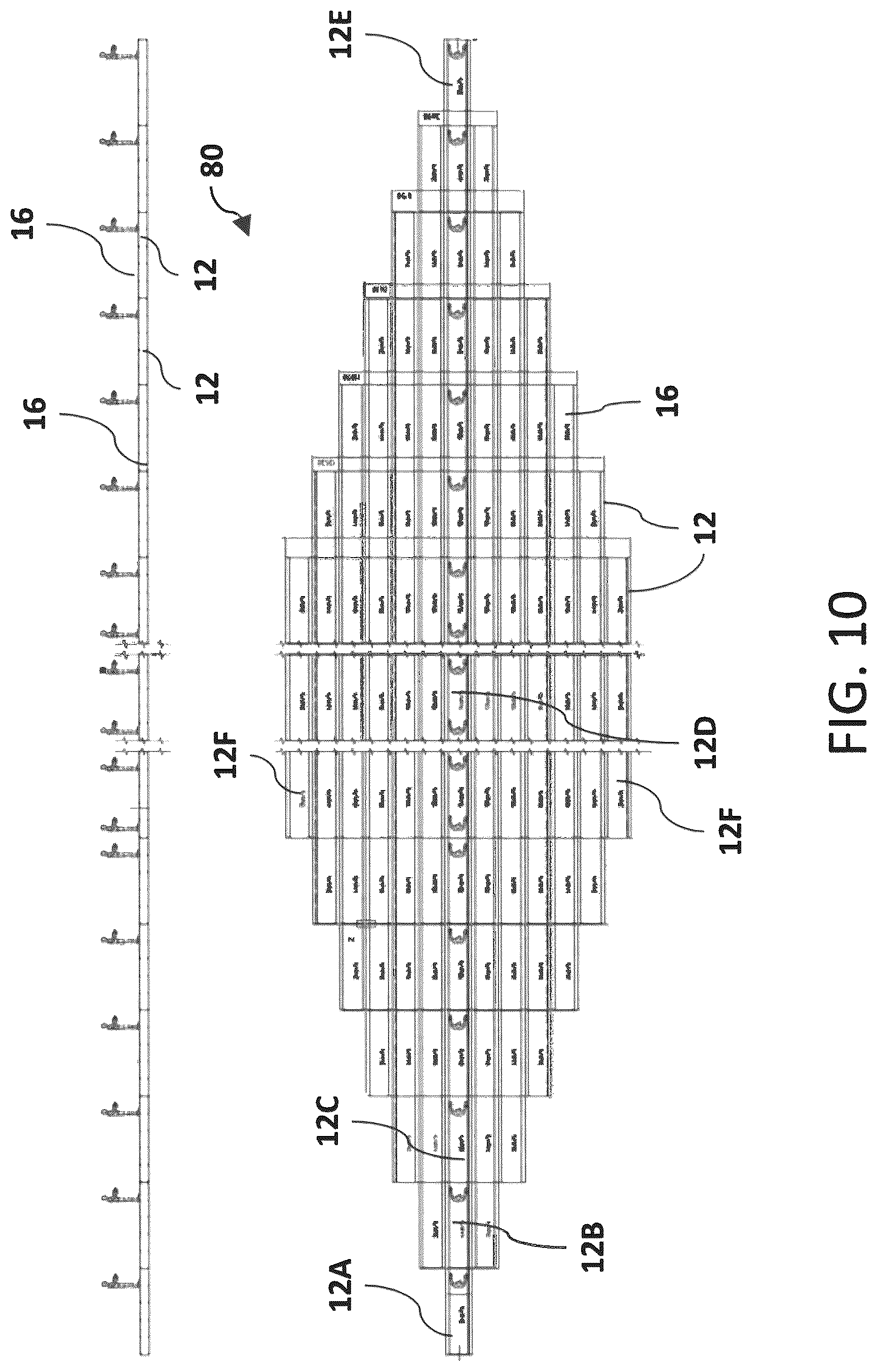 Patent US12378097 Figure 13 – Variable speed moving walkway systems