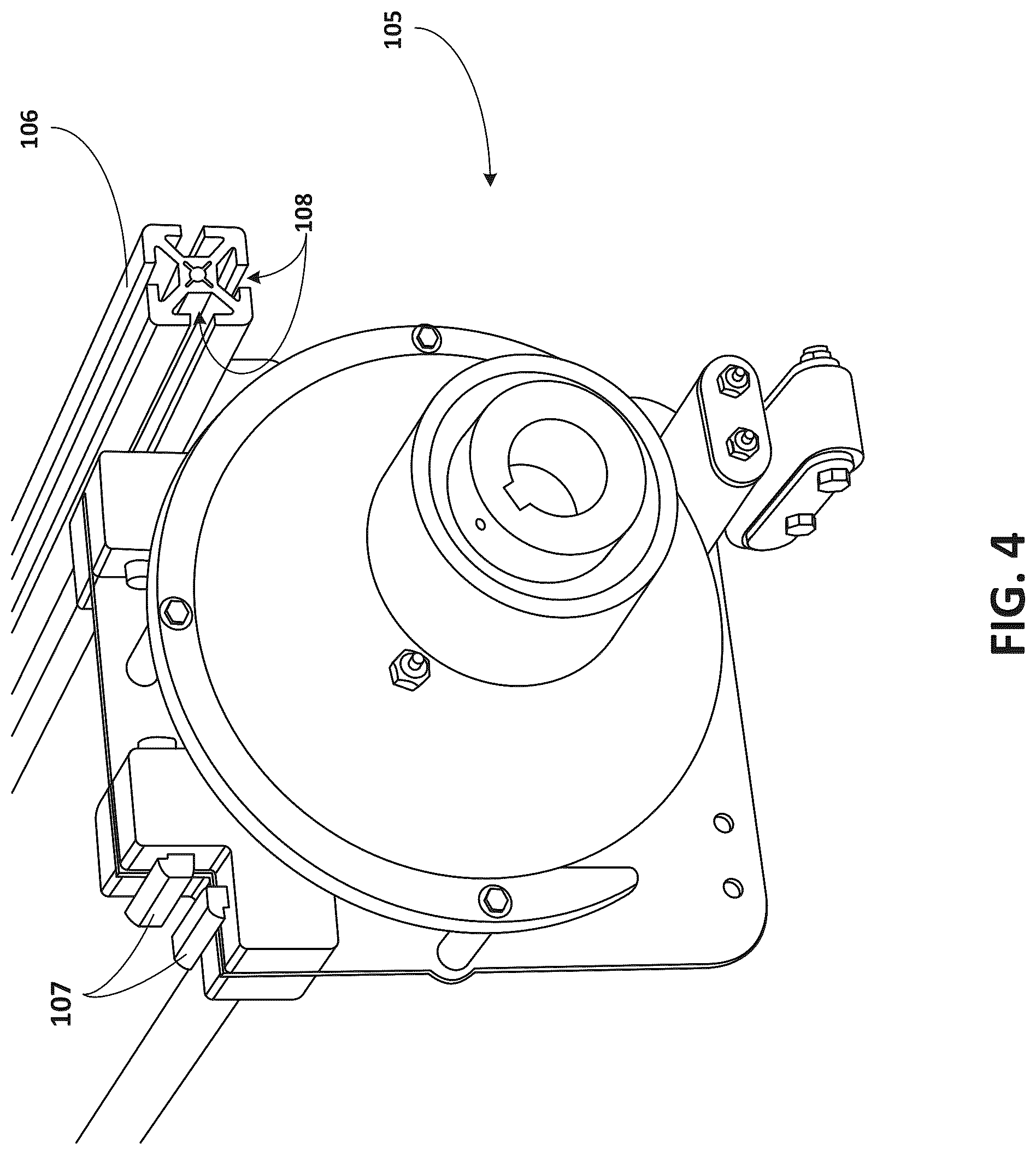 Patent US12378100 Figure 4 – Modular lift system