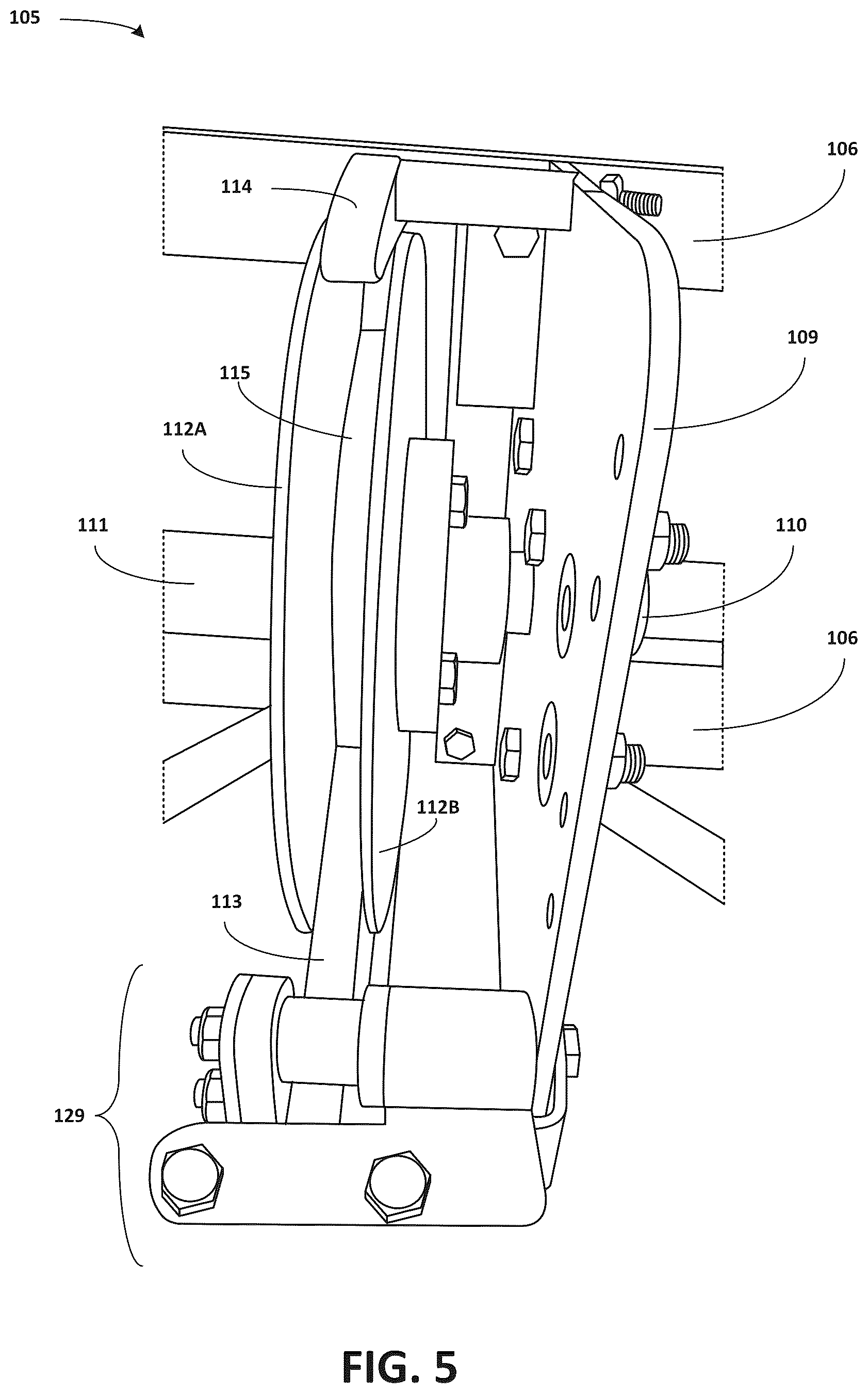 Patent US12378100 Figure 5 – Modular lift system