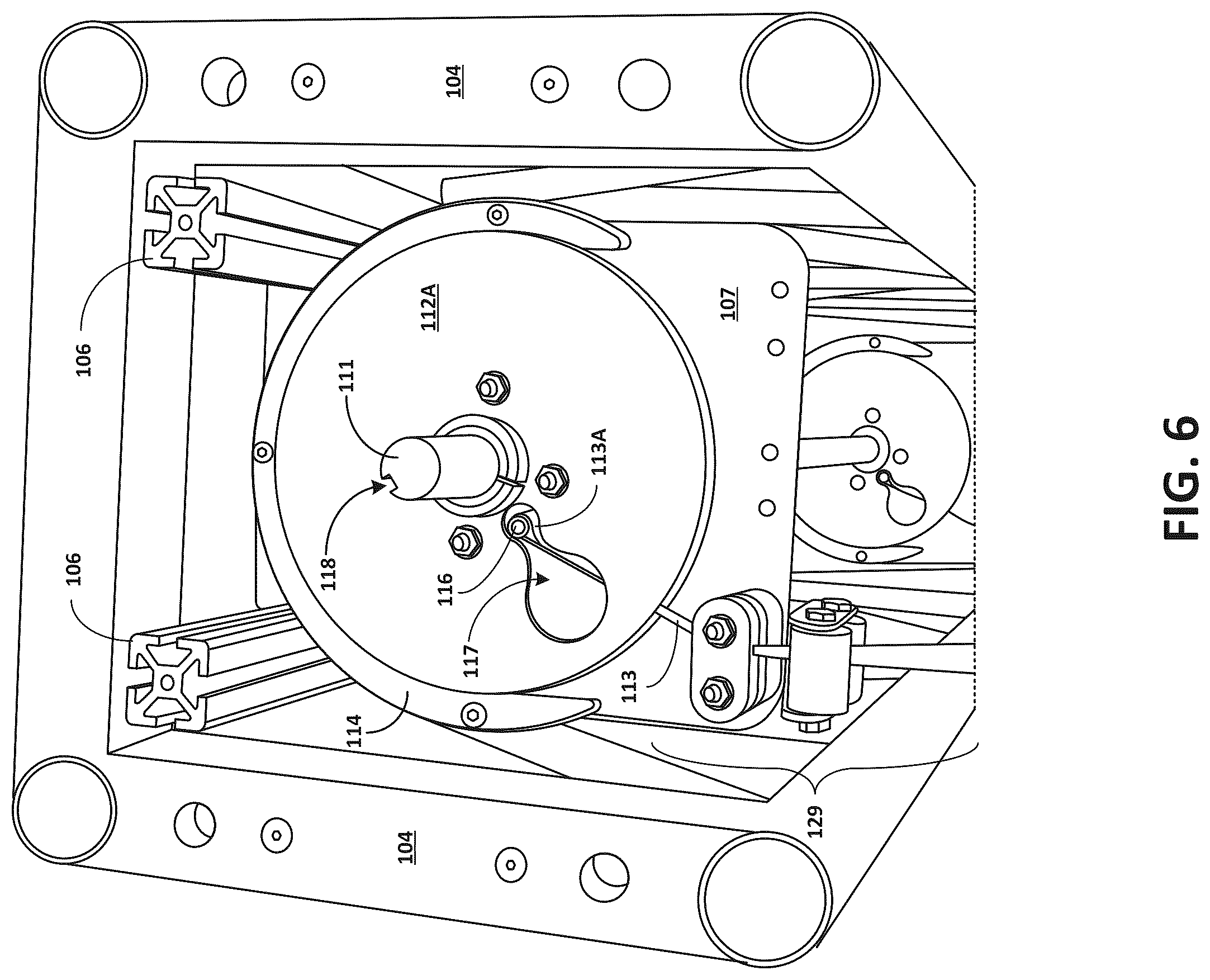Patent US12378100 Figure 6 – Modular lift system