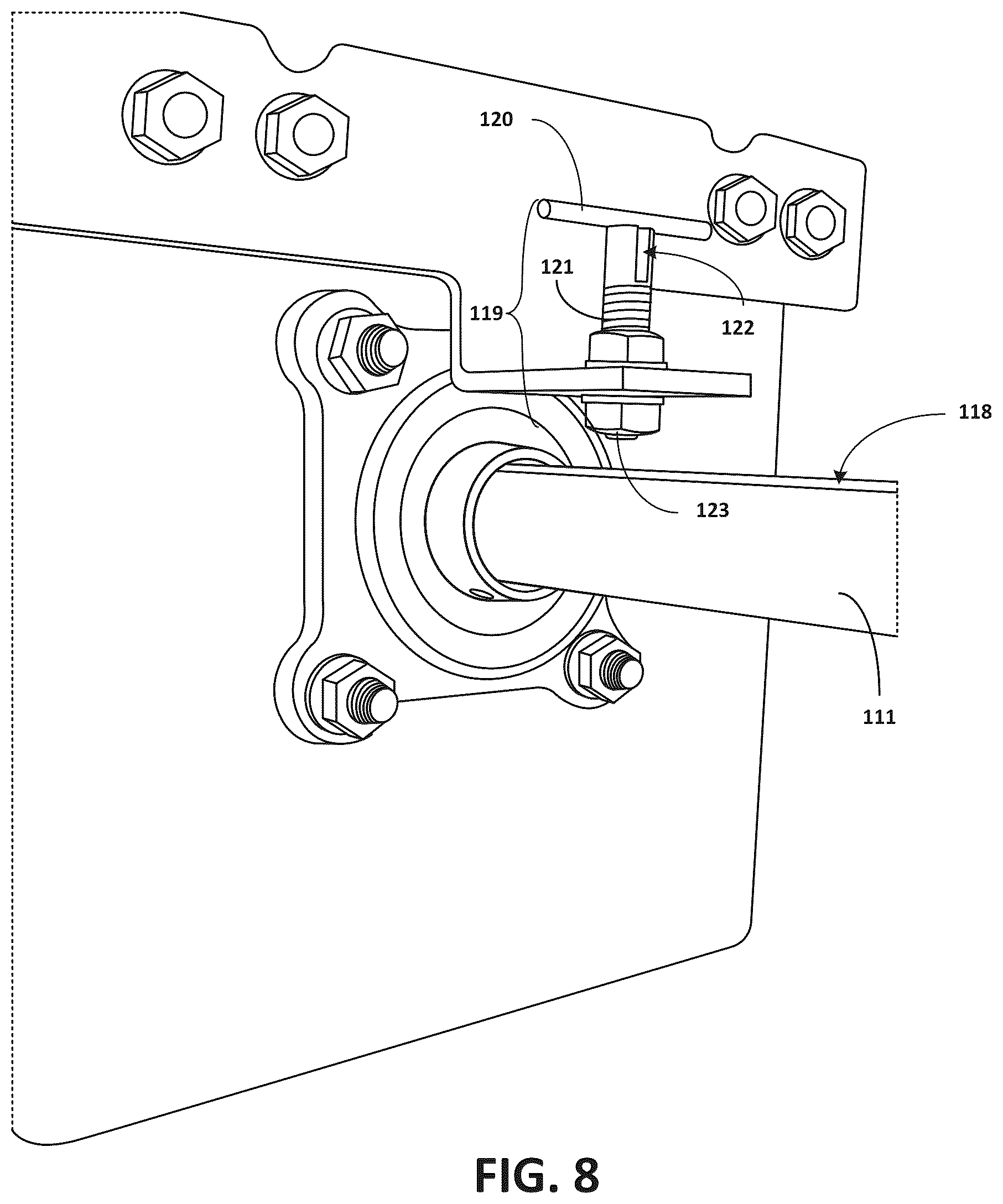 Patent US12378100 Figure 8 – Modular lift system