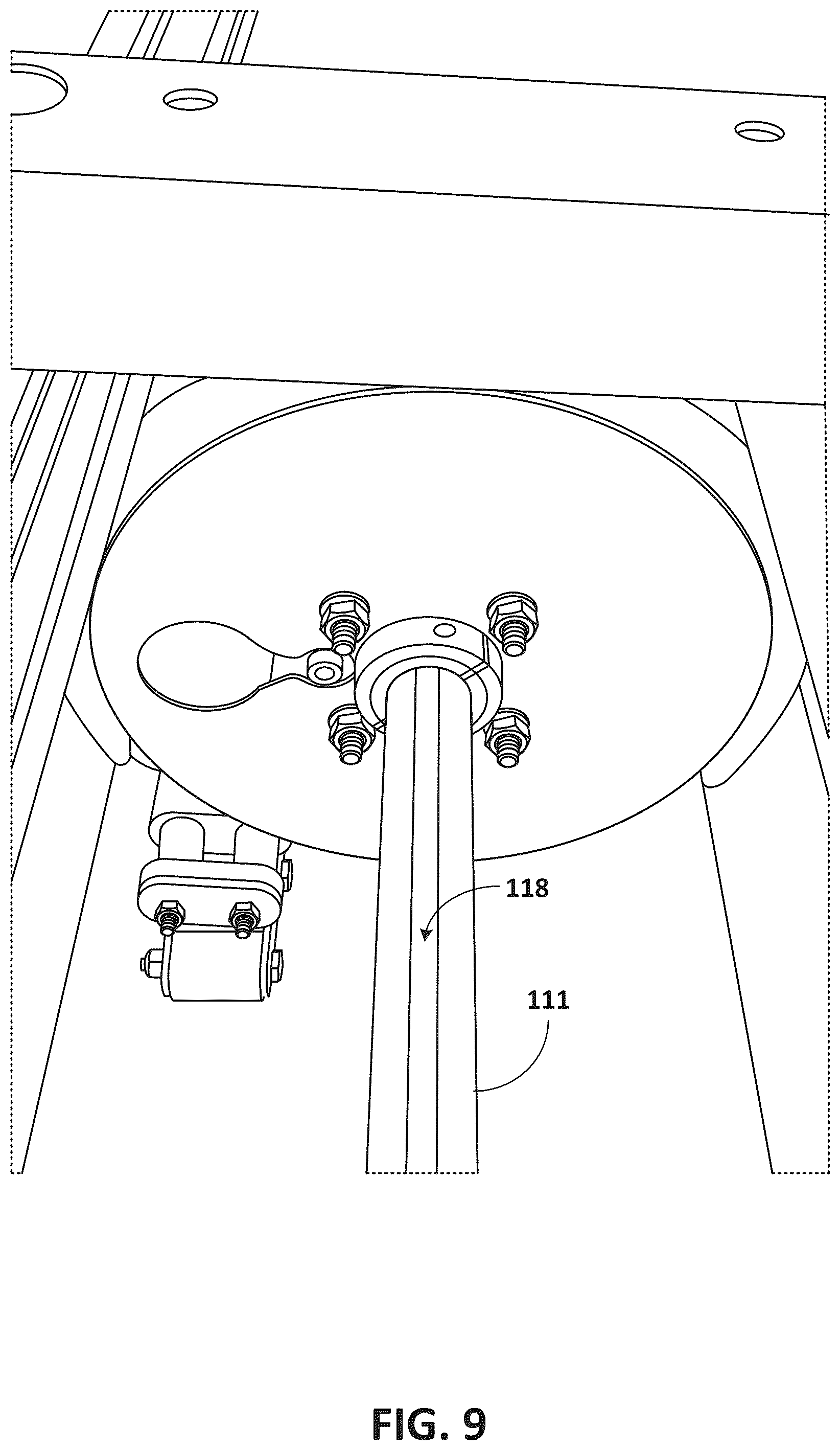 Patent US12378100 Figure 9 – Modular lift system