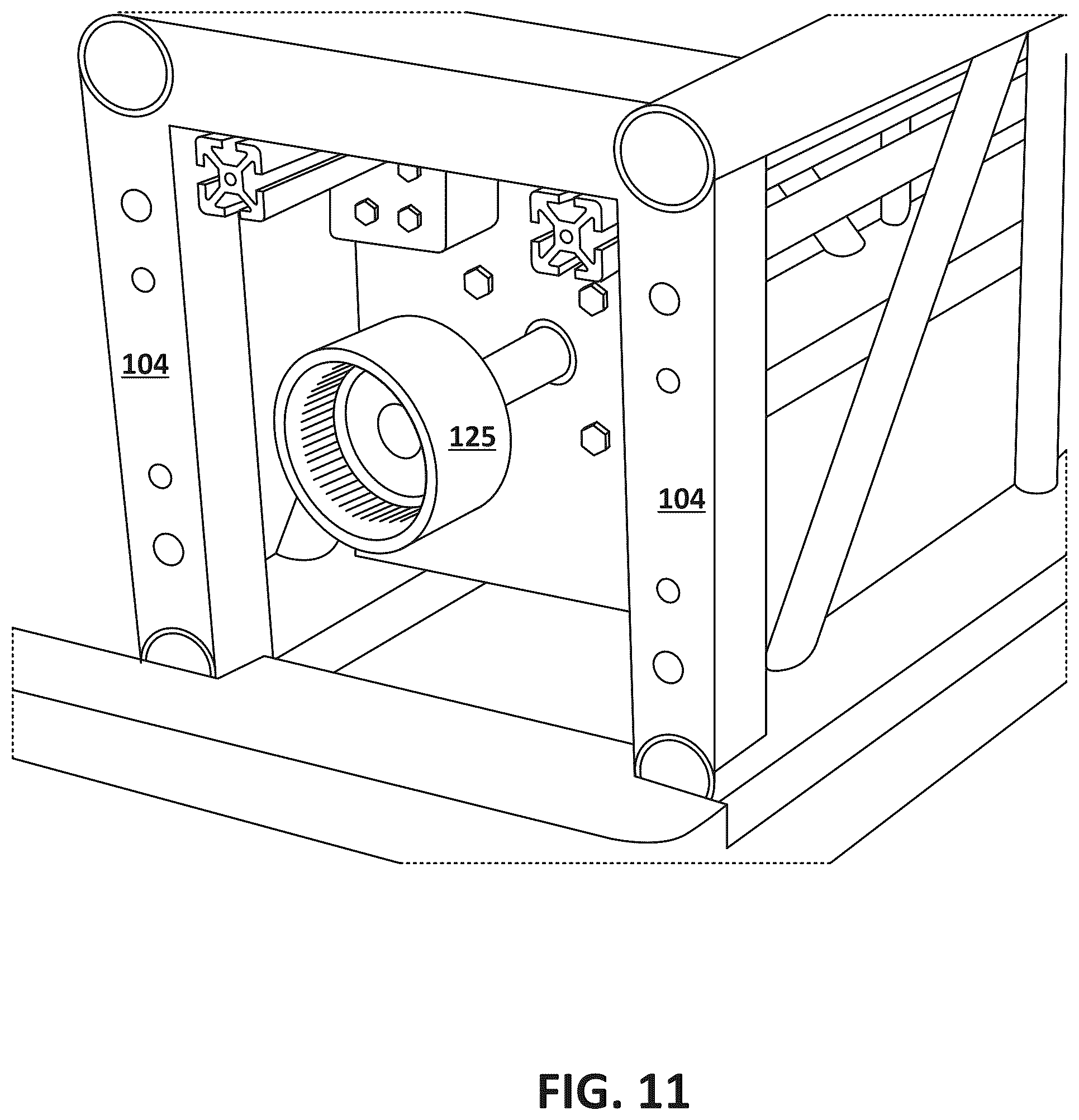 Patent US12378100 Figure 11 – Modular lift system