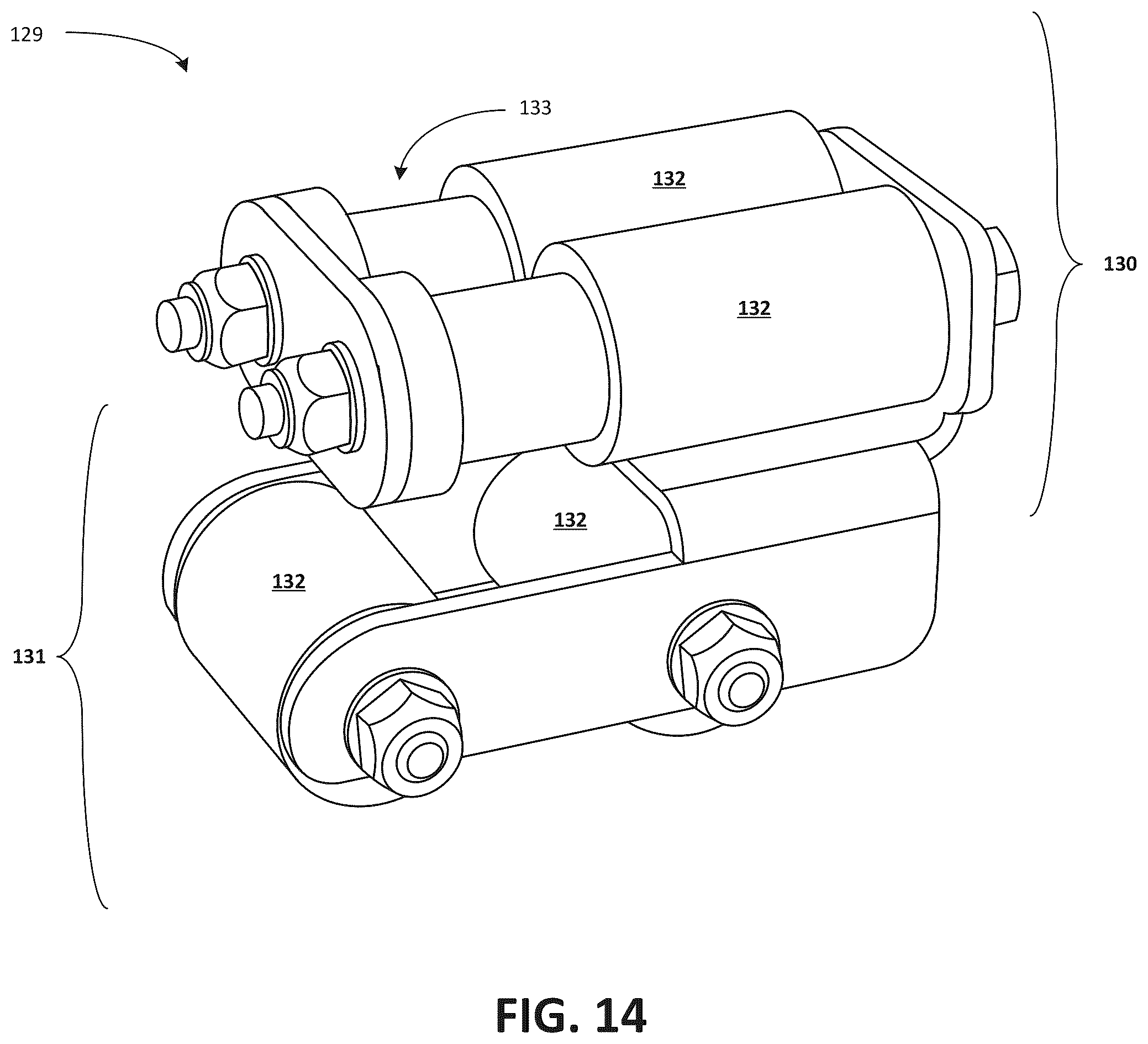 Patent US12378100 Figure 14 – Modular lift system