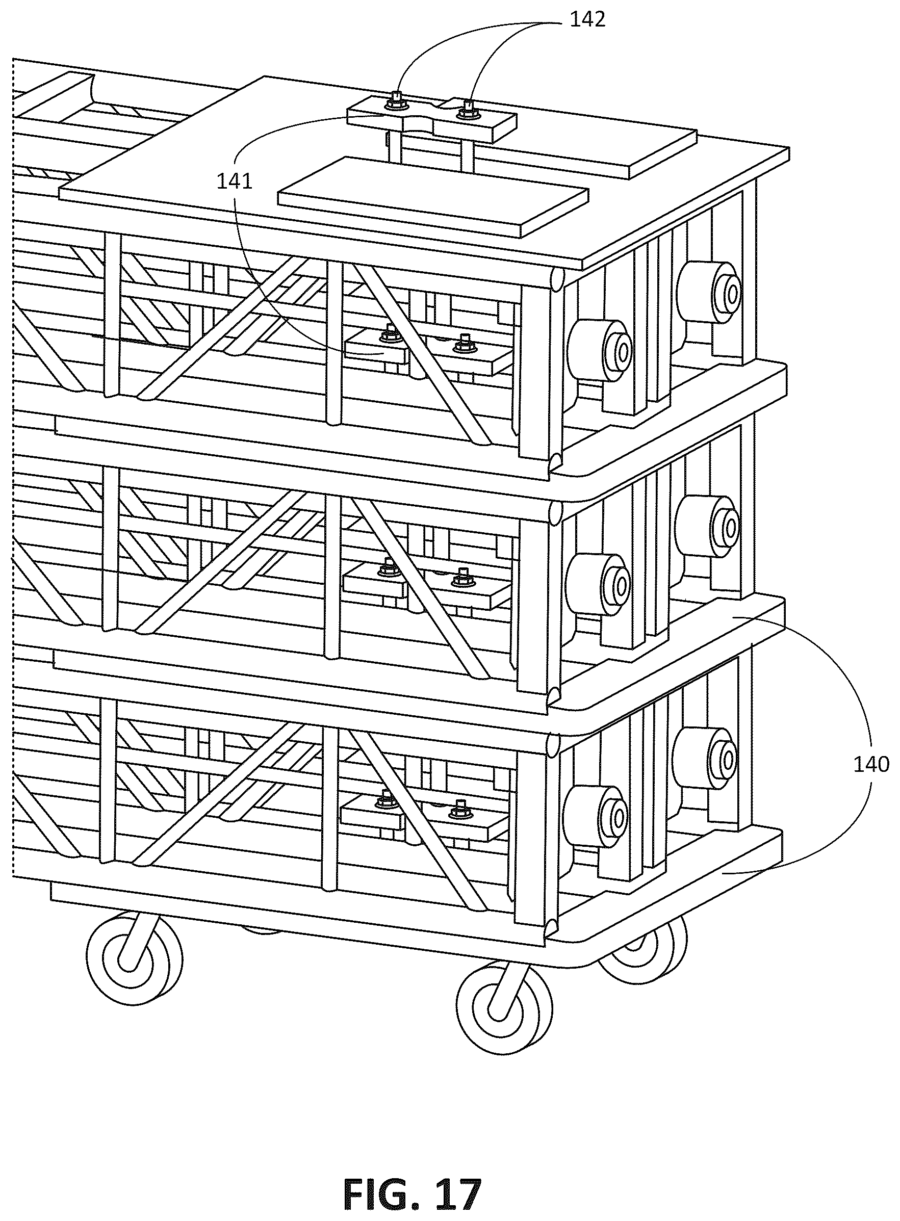 Patent US12378100 Figure 17 – Modular lift system