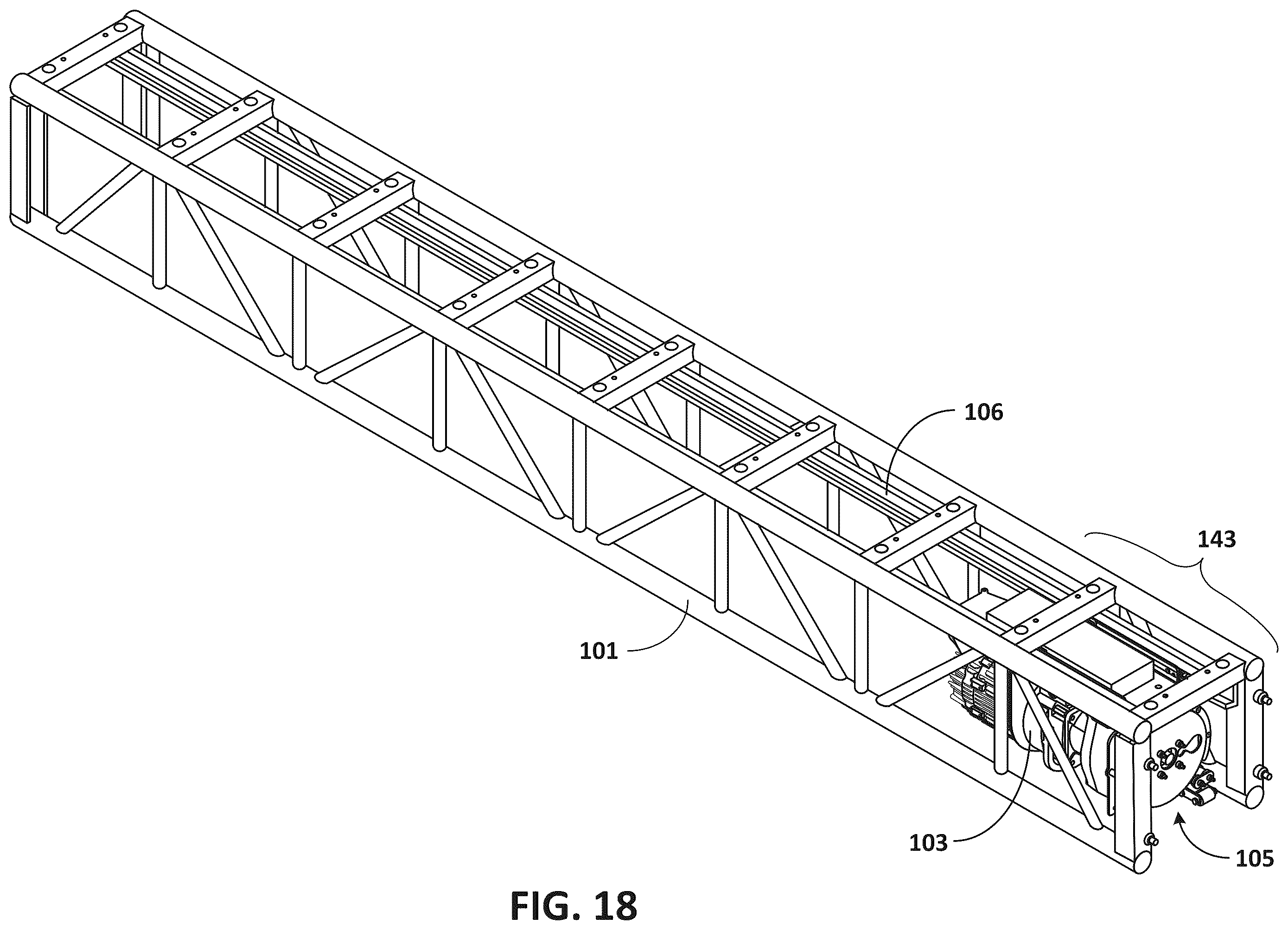 Patent US12378100 Figure 18 – Modular lift system