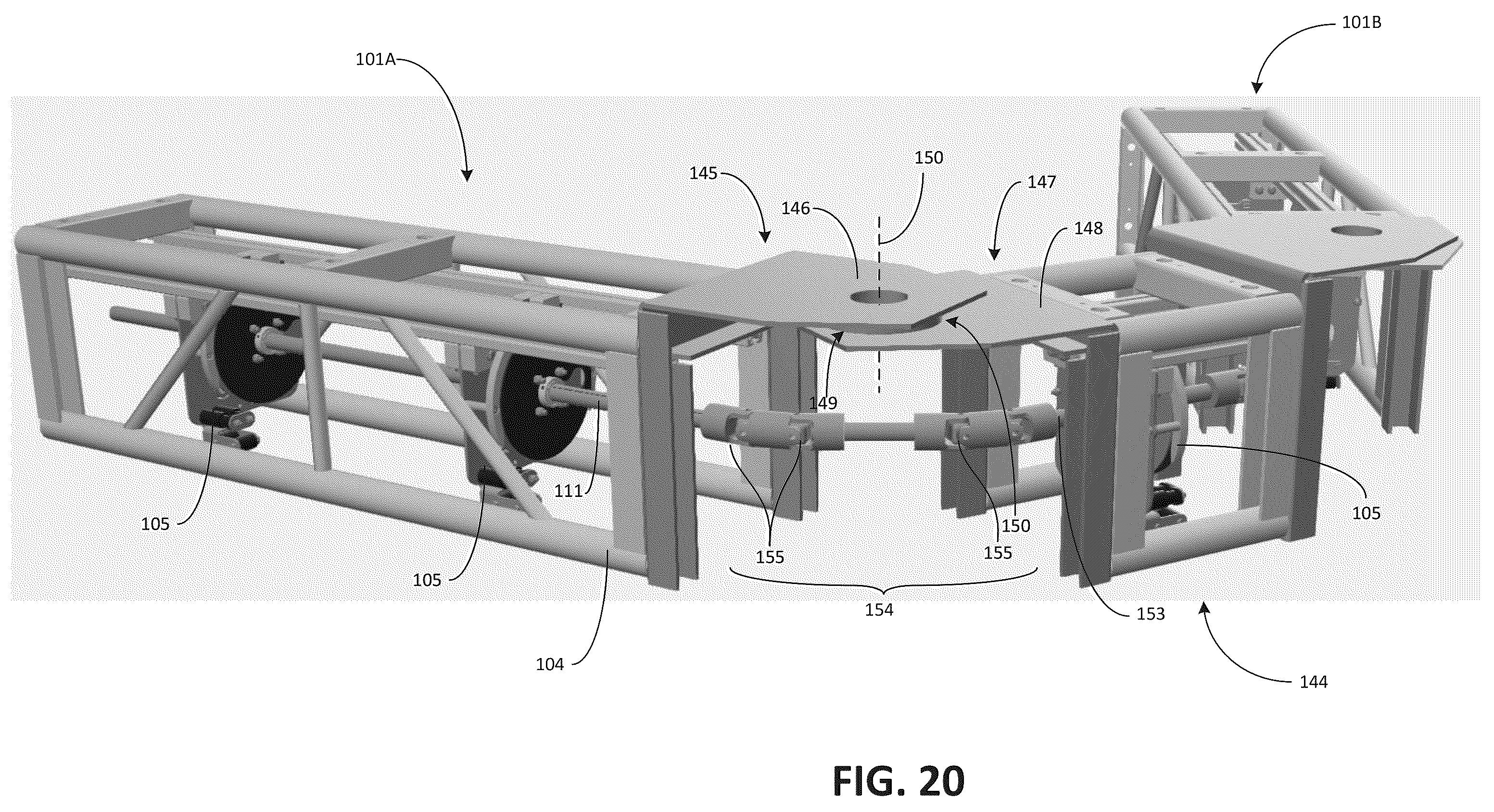 Patent US12378100 Figure 20 – Modular lift system
