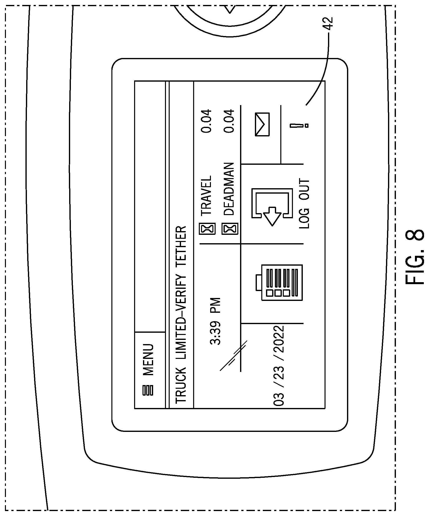 Patent US12378104 Figure 9 – Systems and methods for material handling vehicle safety reinforcement