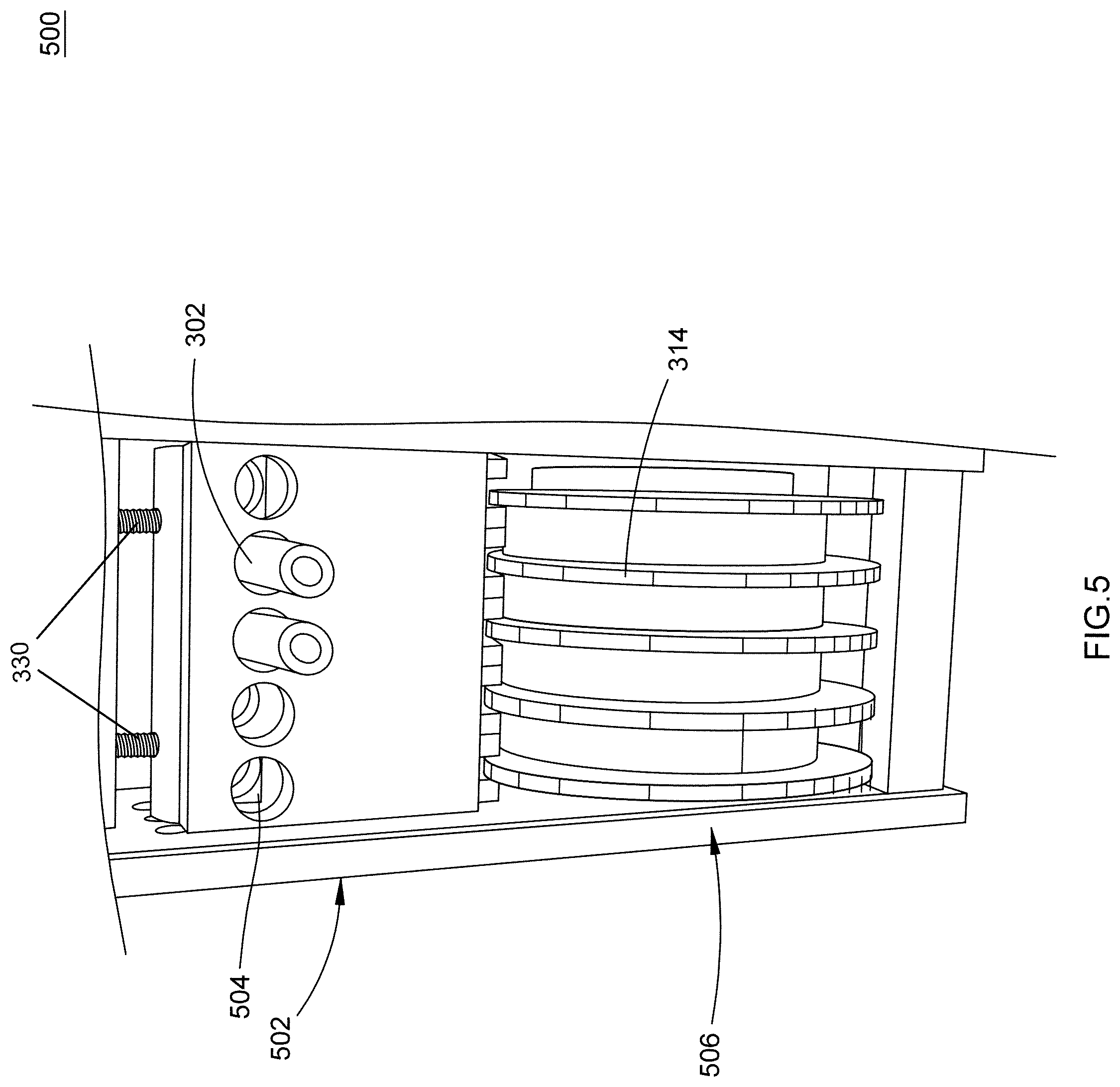 Patent US12378105 Figure 5 – Beer bottling flow control apparatus
