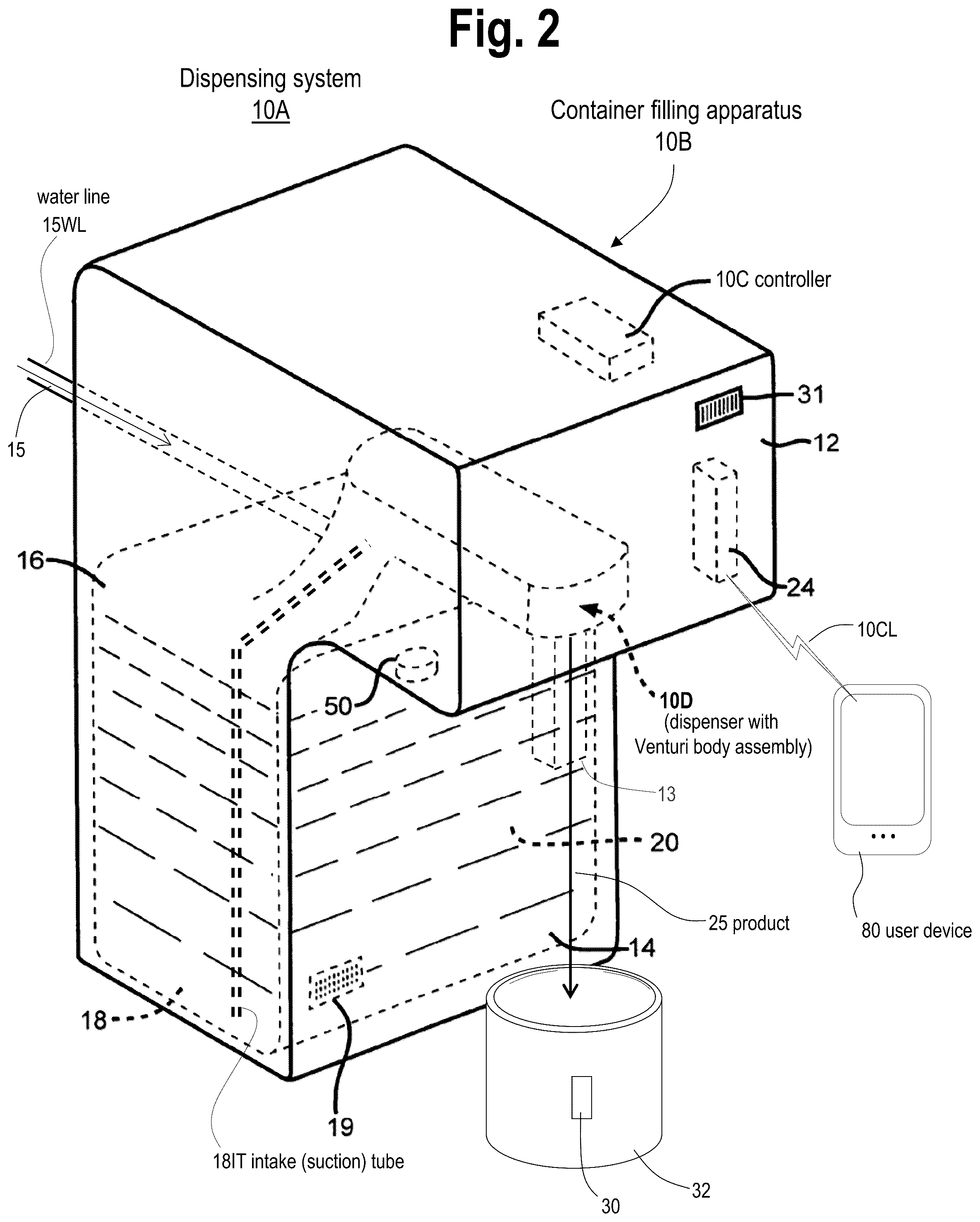 Patent US12378107 Figure 2 – Systems and methods for dispensing substances