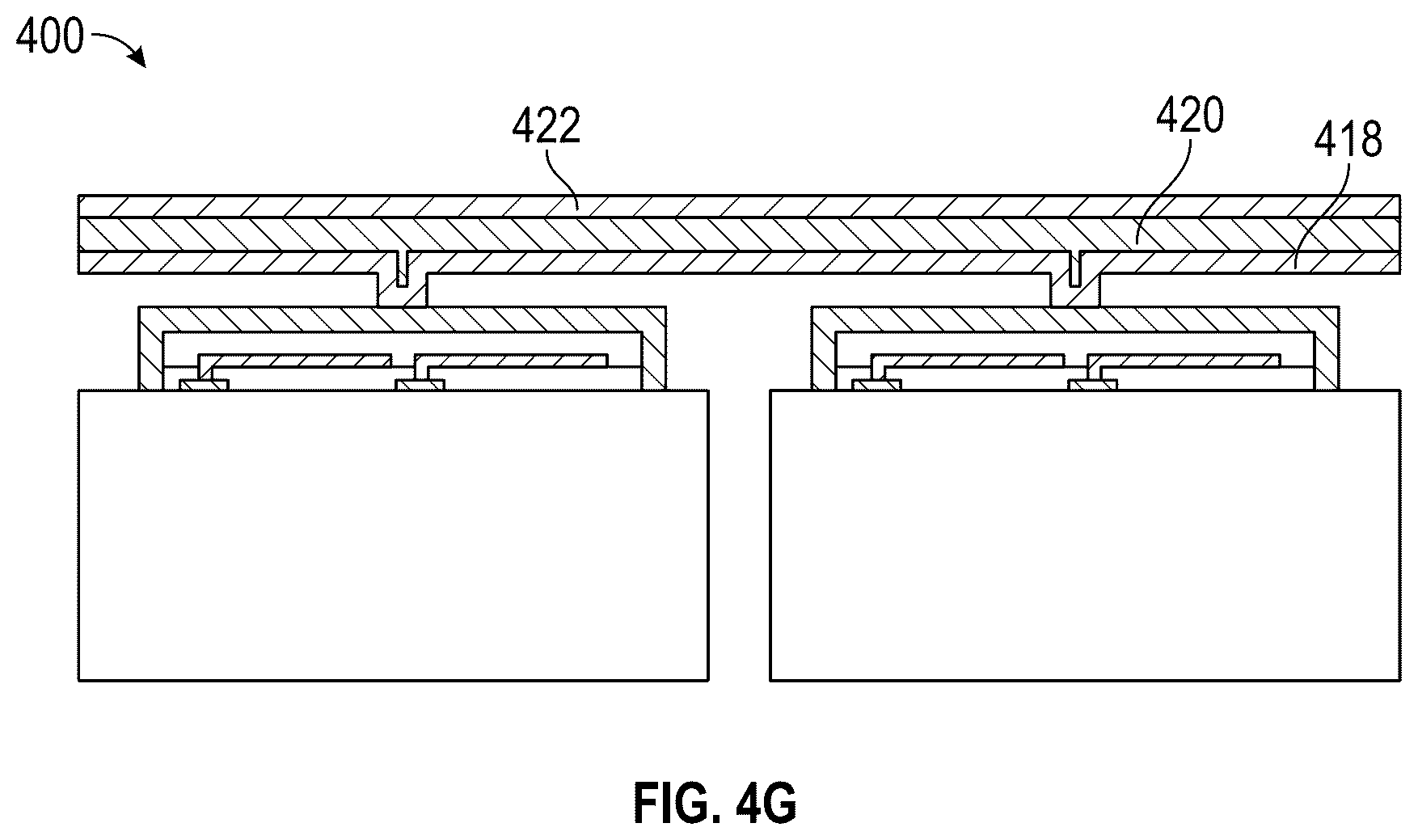Patent US12378109 Figure 8 – Charge transfer circuitry for MEMS devices