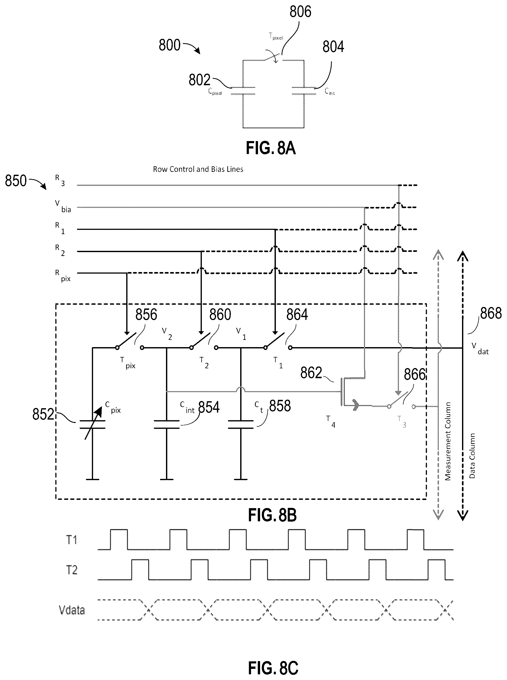 Patent US12378109 Figure 12 – Charge transfer circuitry for MEMS devices