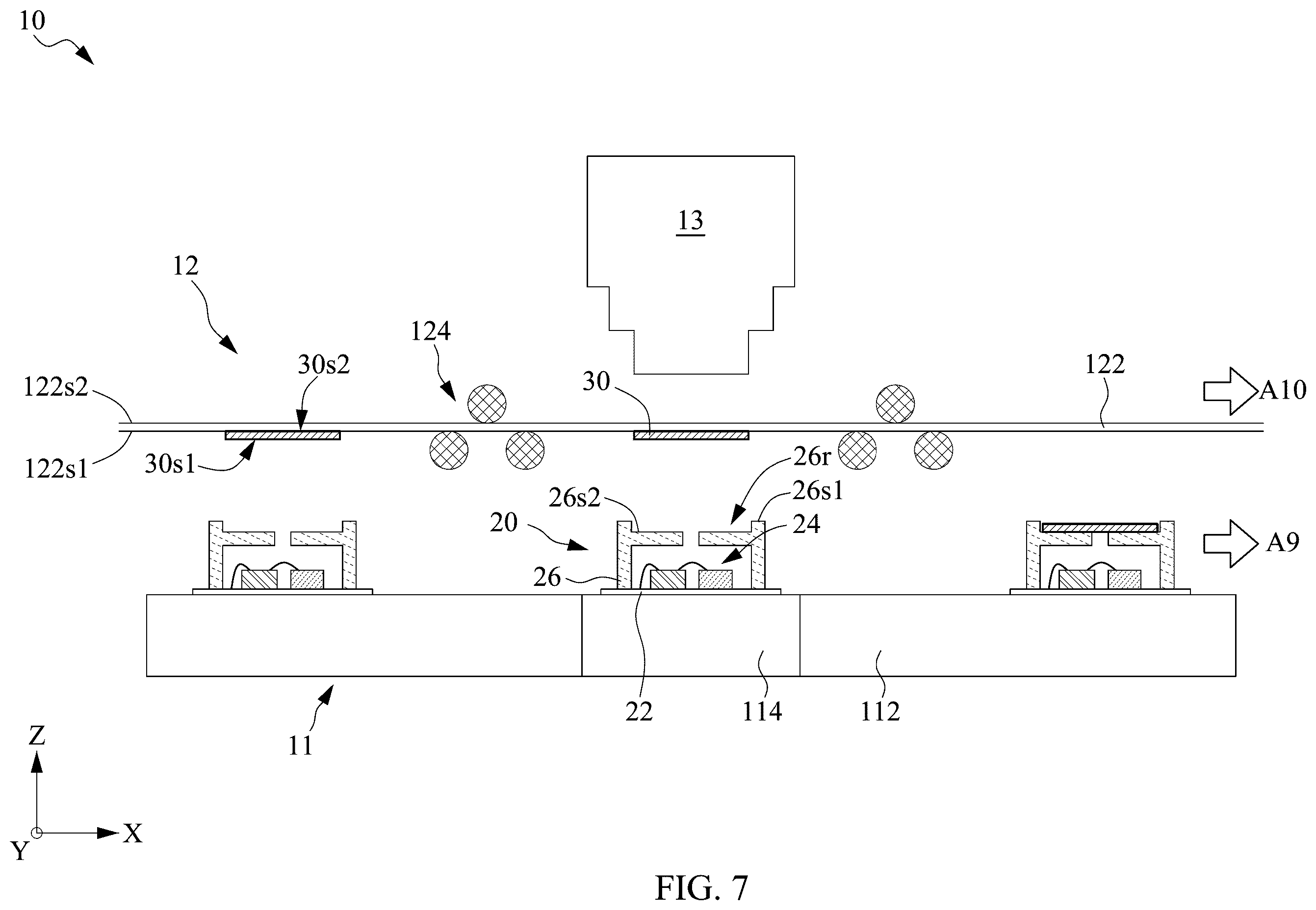 Patent US12378110 Figure 8 – Method of attaching film