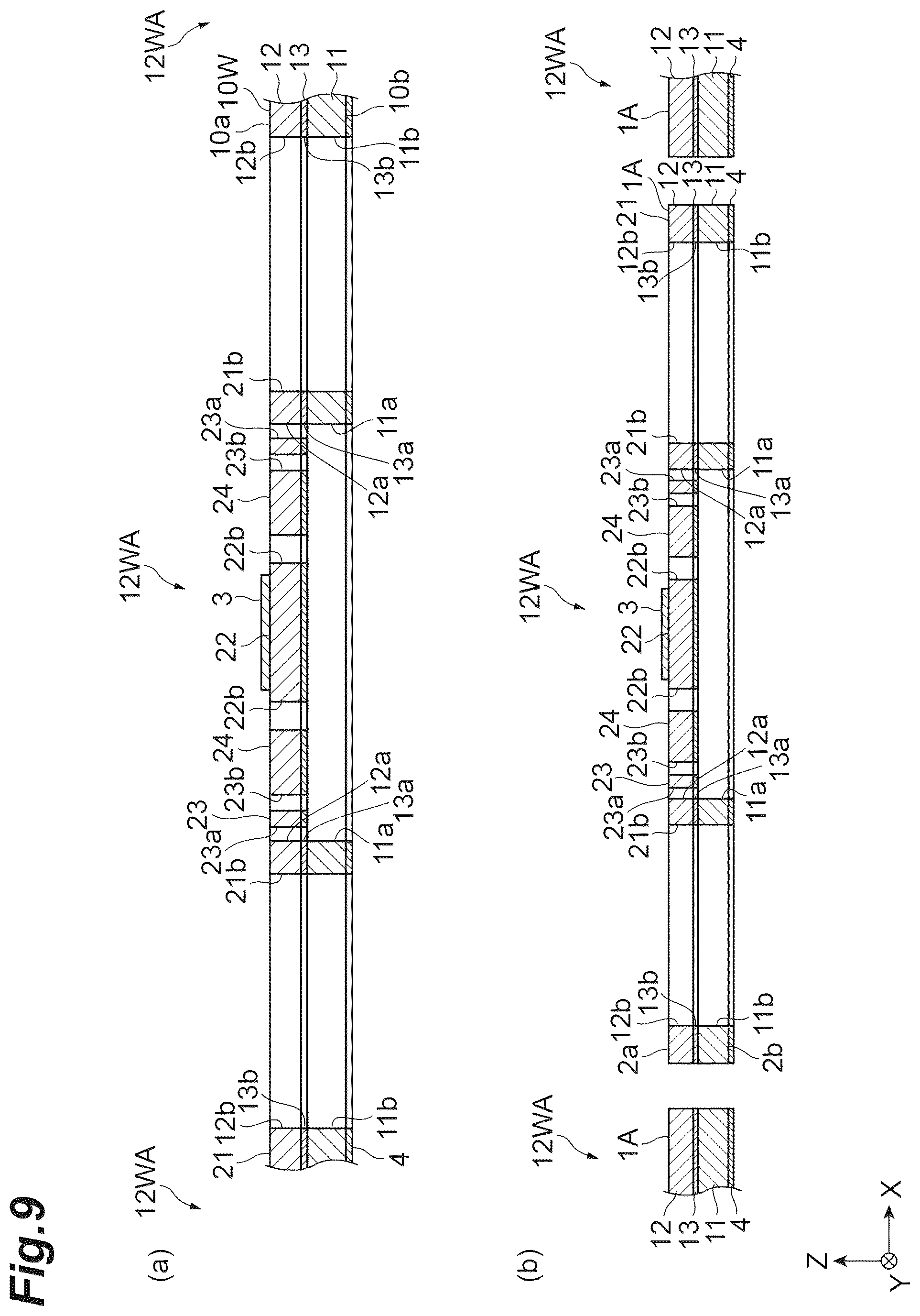 Patent US12378111 Figure 9 – Method of manufacturing mirror device
