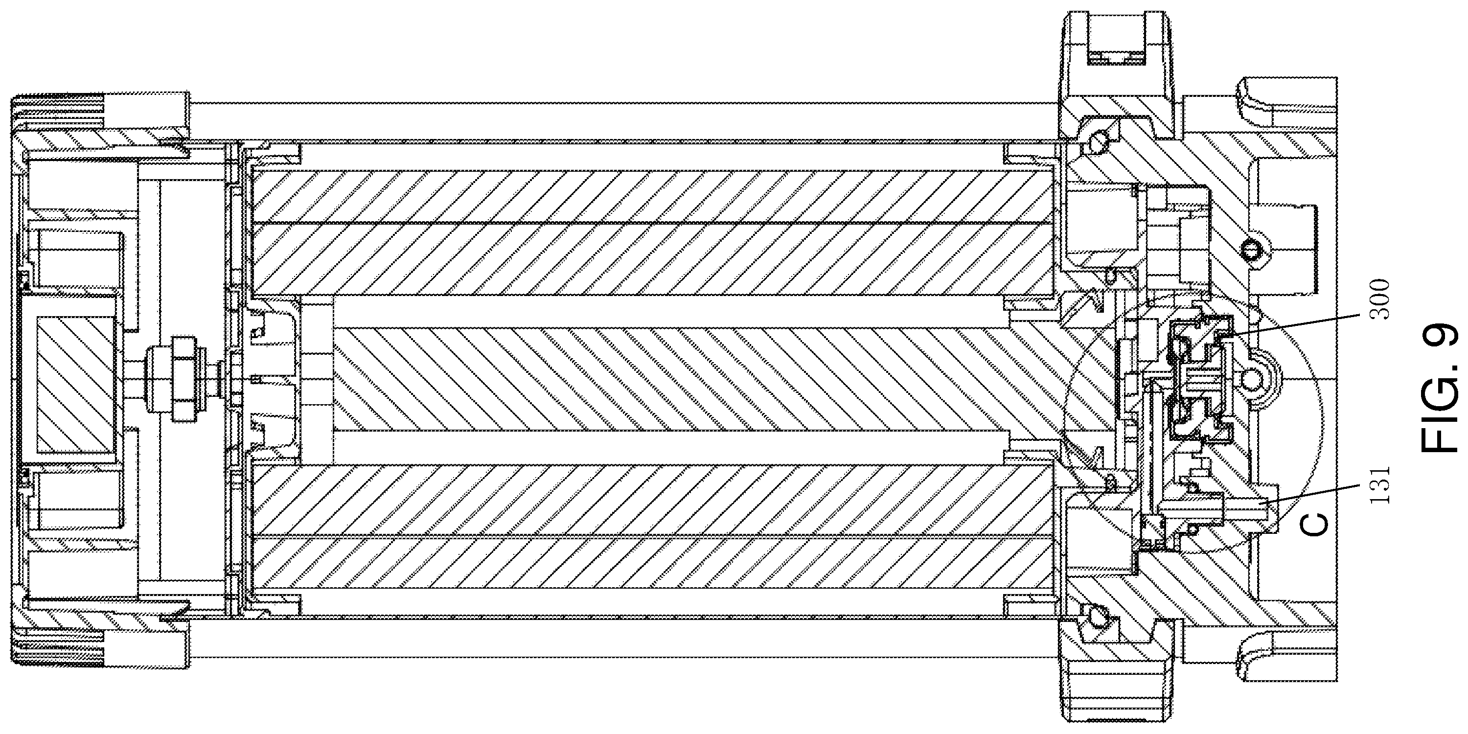 Patent US12378135 Figure 9 – Double-water-output cylindrical integrated water purifier