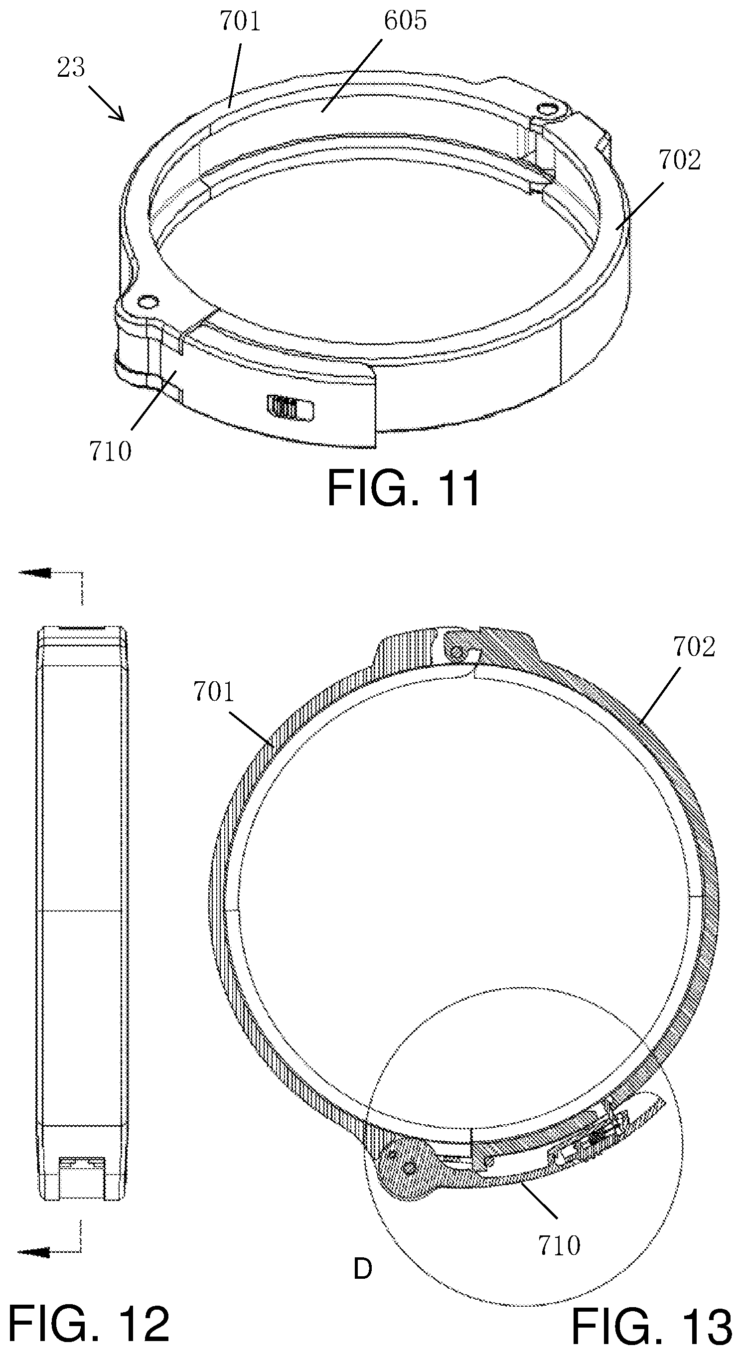 Patent US12378135 Figure 11 – Double-water-output cylindrical integrated water purifier