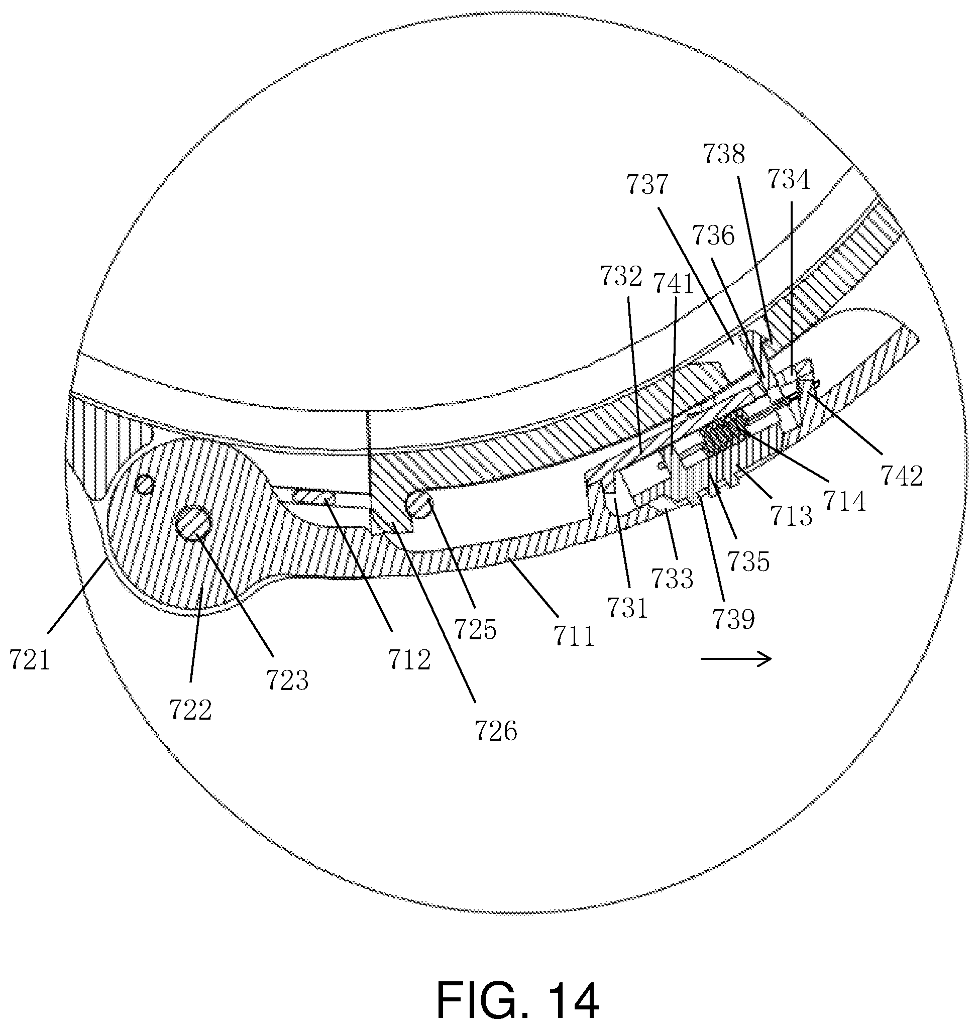 Patent US12378135 Figure 12 – Double-water-output cylindrical integrated water purifier