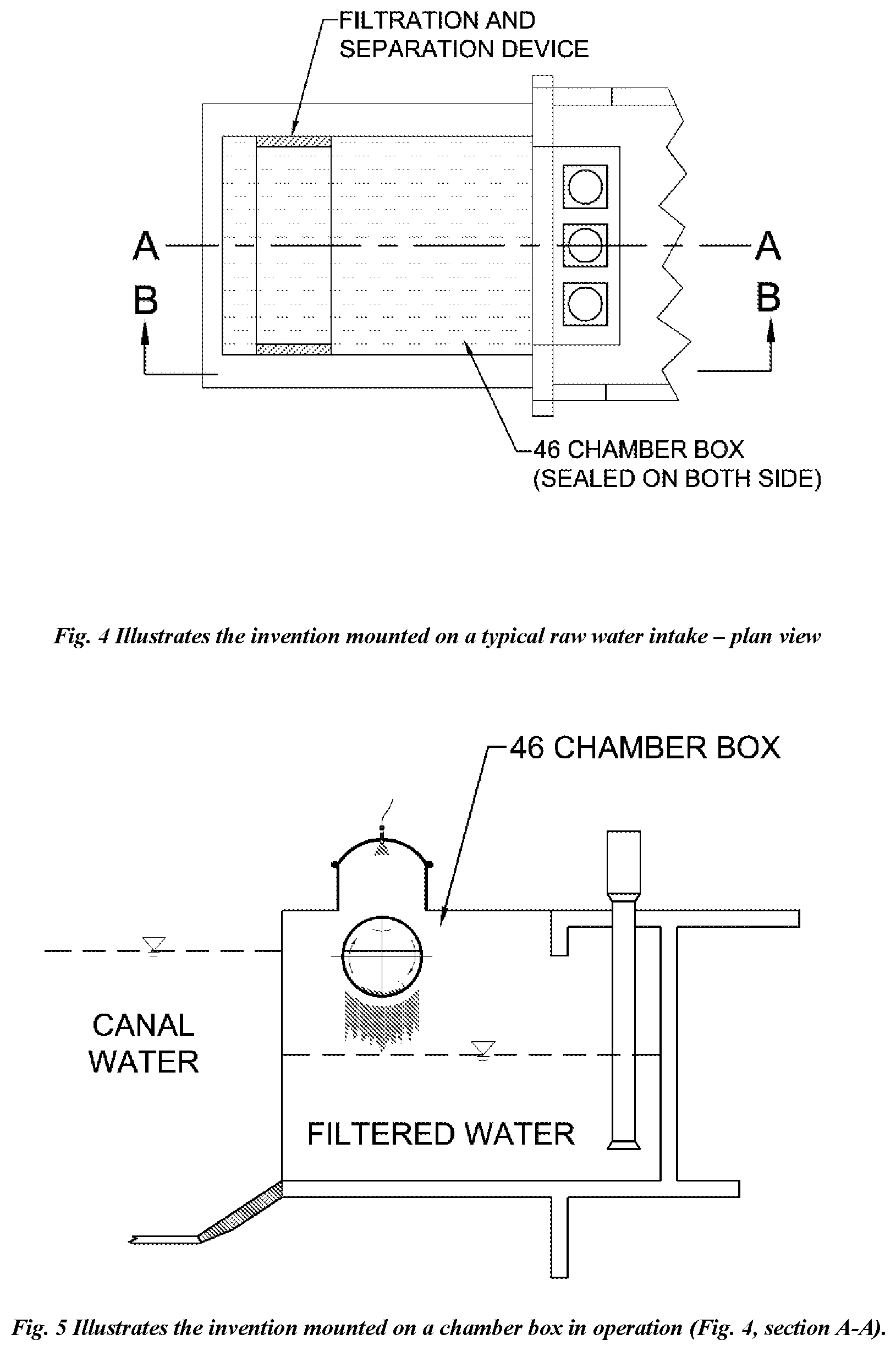 Patent US12378136 Figure 3 – Flow-through filtration and waste separation device