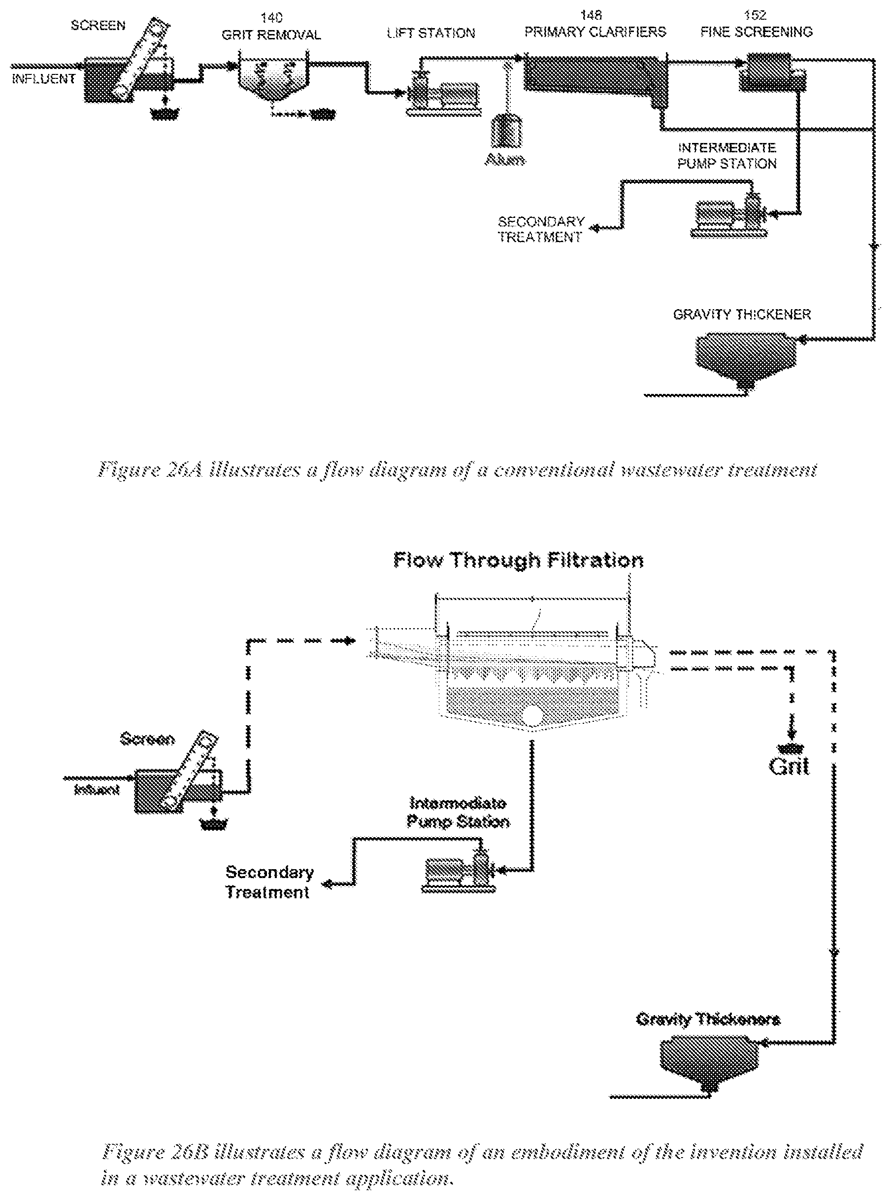Patent US12378136 Figure 12 – Flow-through filtration and waste separation device