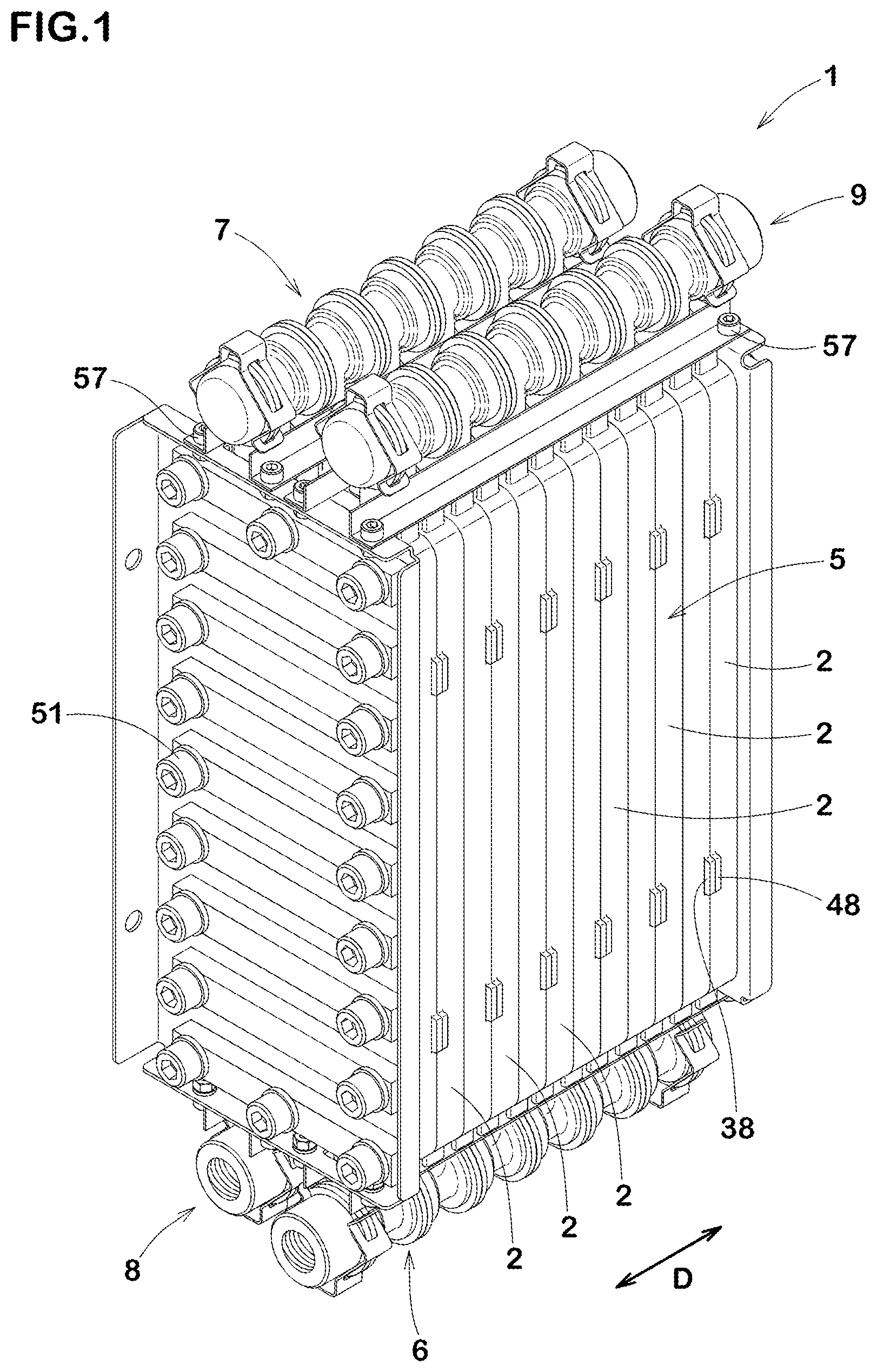 Patent US12378139 Figure 1 – Electrolytic unit
