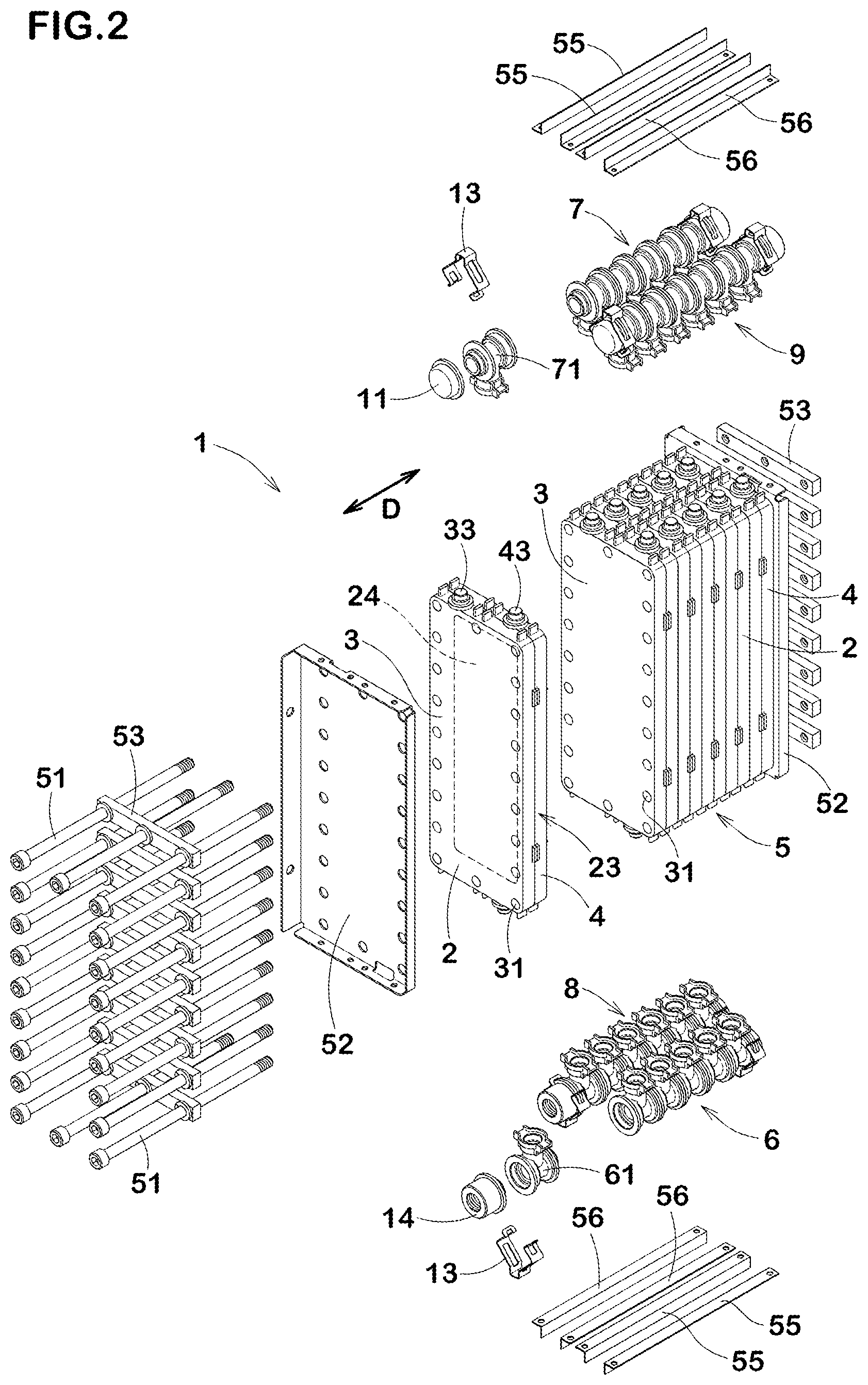 Patent US12378139 Figure 2 – Electrolytic unit
