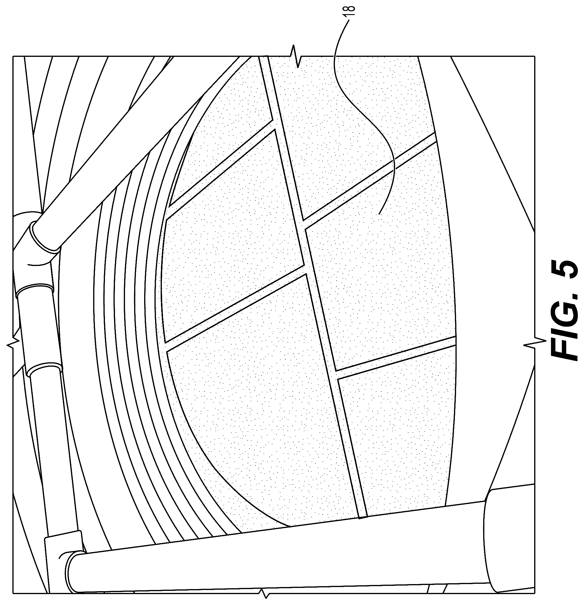 Patent US12378144 Figure 5 – Wetland system for treatment of wastewater brine