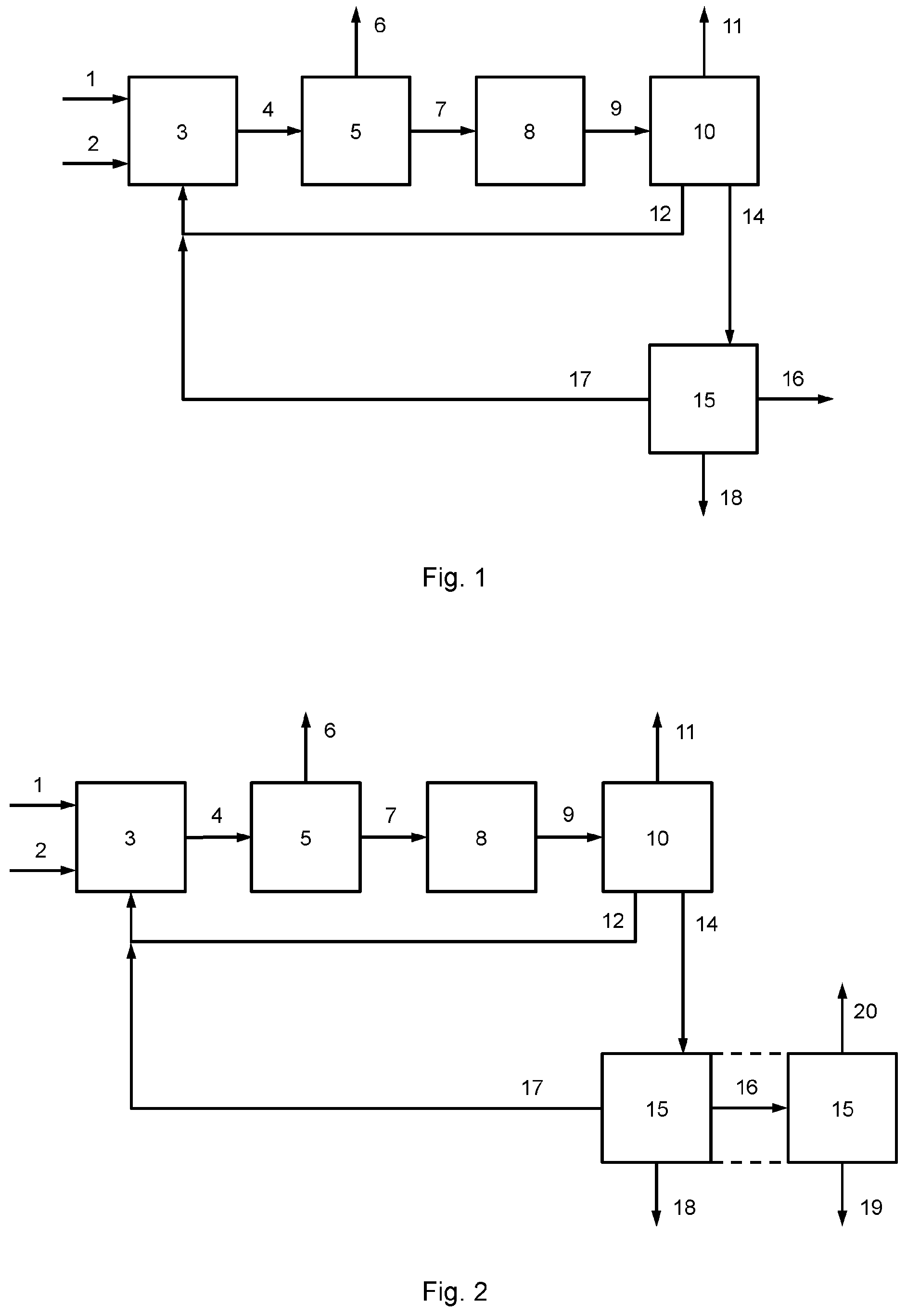 Patent US12378169 Figure 1 – Process for obtaining isobutene from a C4-hydrocarbon mixture