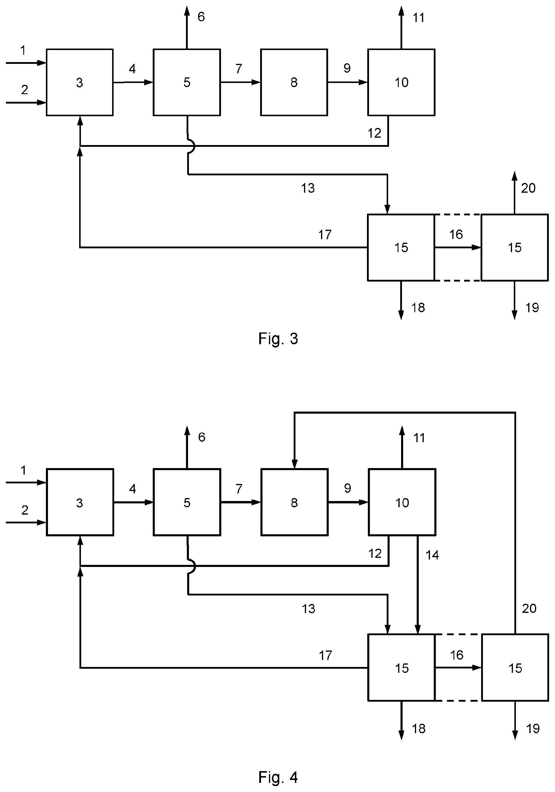 Patent US12378169 Figure 2 – Process for obtaining isobutene from a C4-hydrocarbon mixture