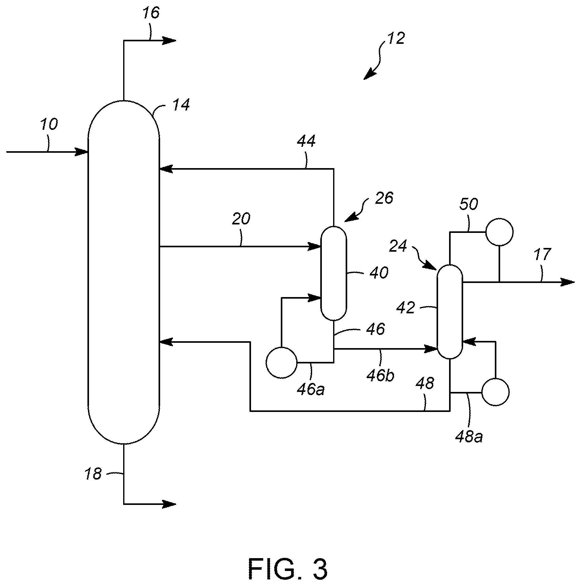 Patent US12378171 Figure 3 – Processes and apparatuses for separating chlorides from n-butane