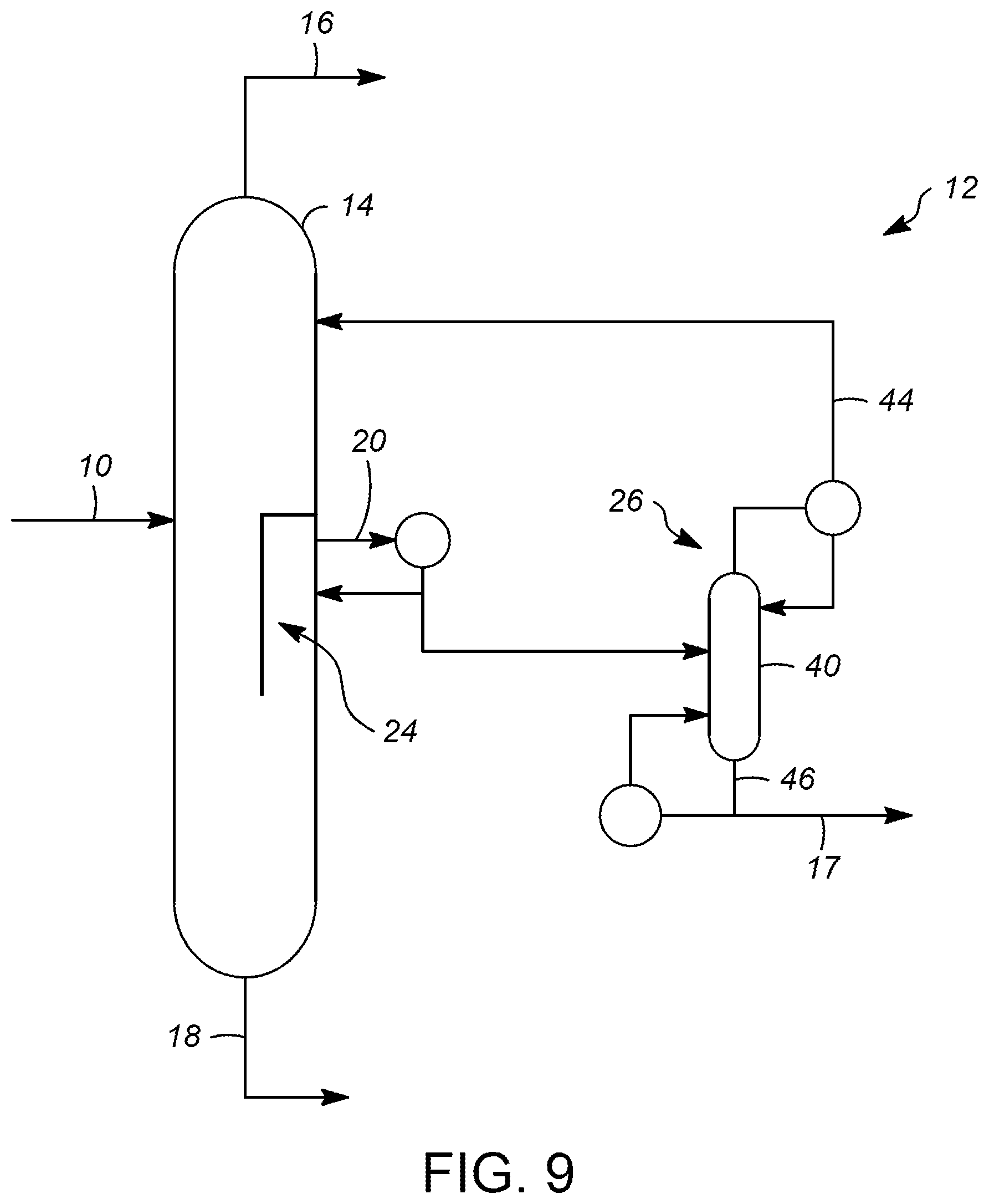 Patent US12378171 Figure 10 – Processes and apparatuses for separating chlorides from n-butane