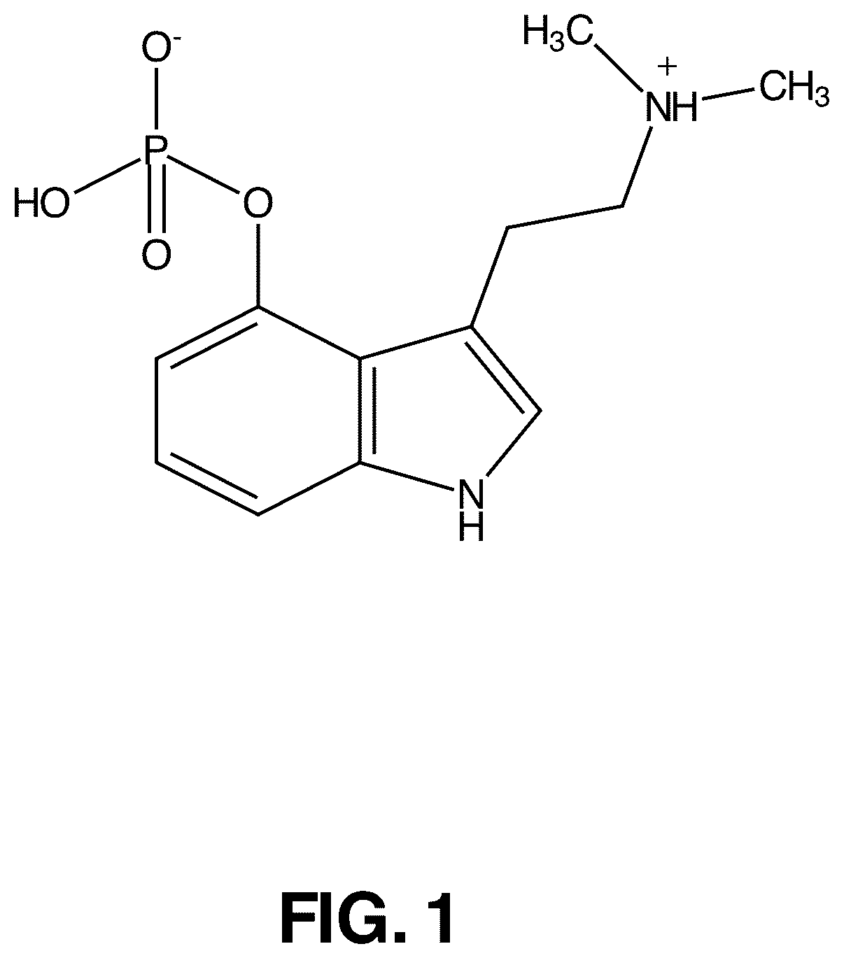 Patent US12378195 Figure 1 – Aminated psilocybin derivatives and methods of using