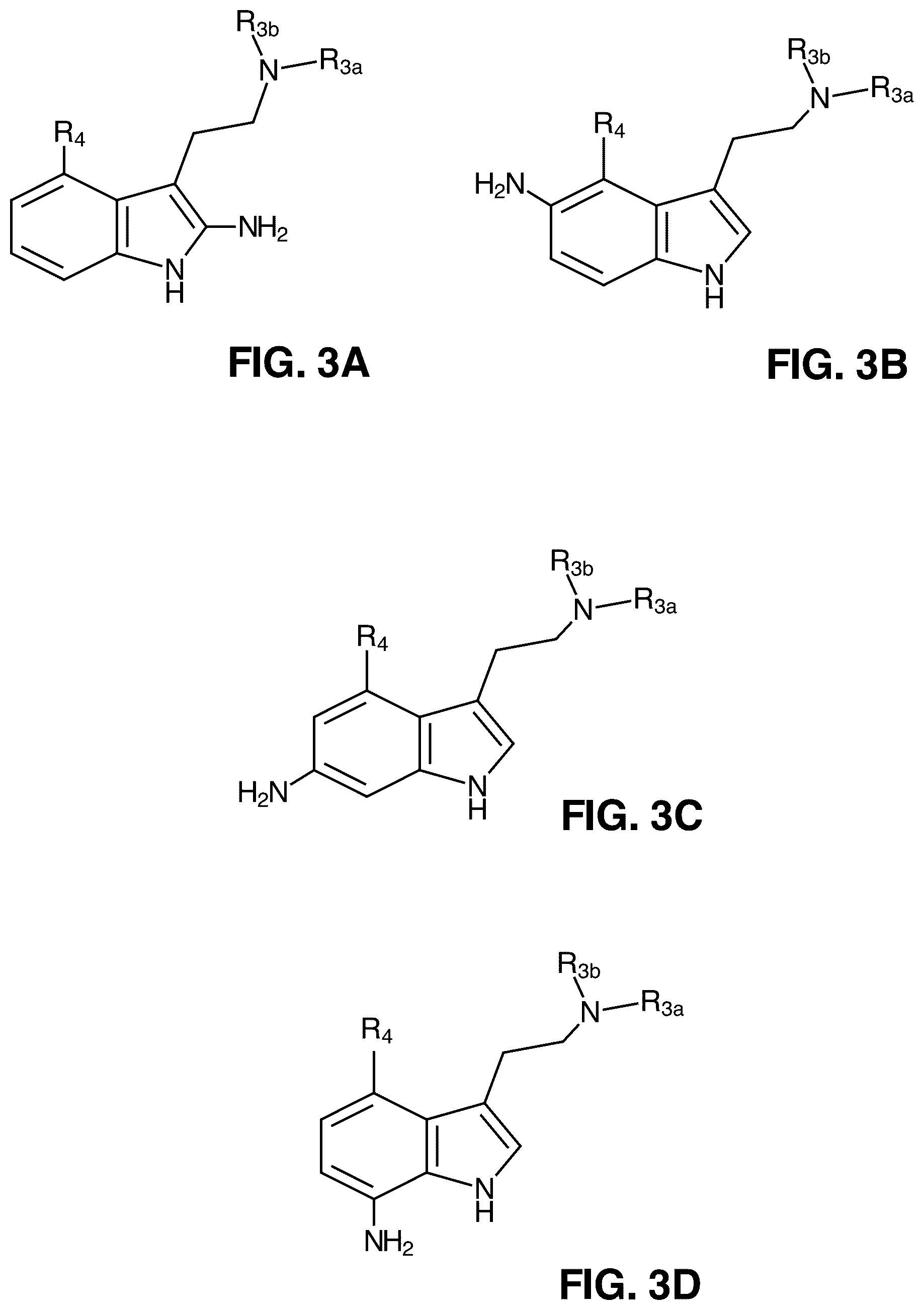 Patent US12378195 Figure 3 – Aminated psilocybin derivatives and methods of using