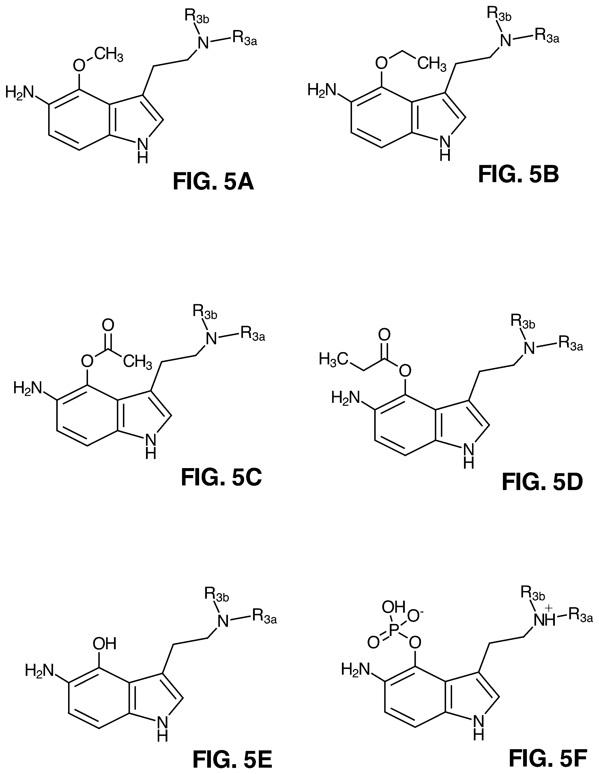 Patent US12378195 Figure 11 – Aminated psilocybin derivatives and methods of using