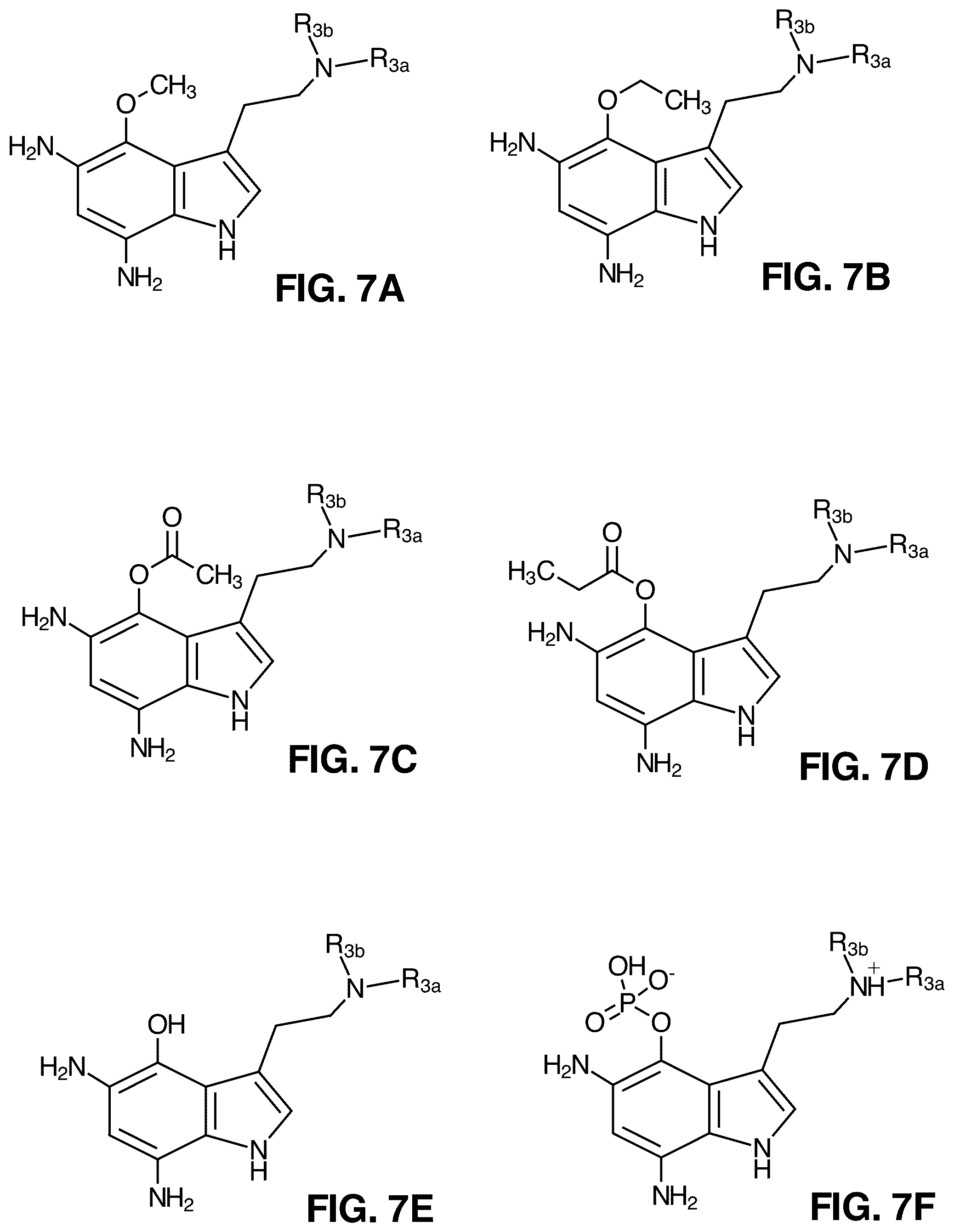 Patent US12378195 Figure 15 – Aminated psilocybin derivatives and methods of using