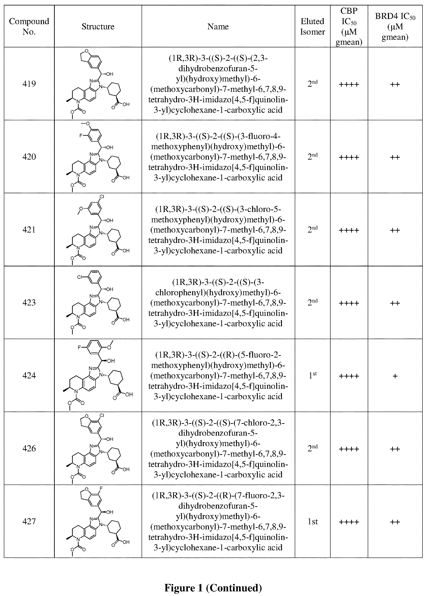Patent US12378242 Figure 2 – Inhibiting CREB binding protein (CBP)