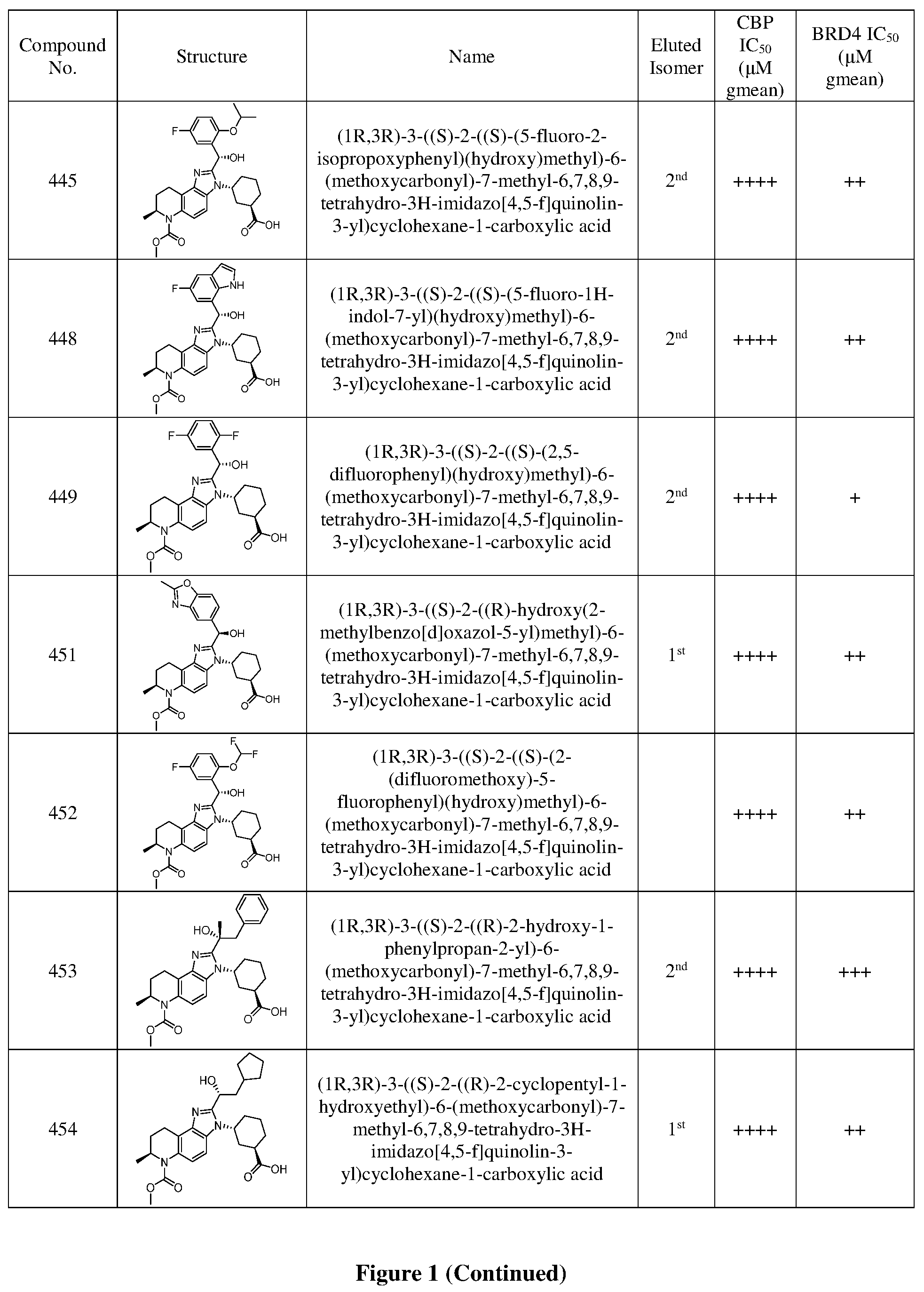 Patent US12378242 Figure 5 – Inhibiting CREB binding protein (CBP)
