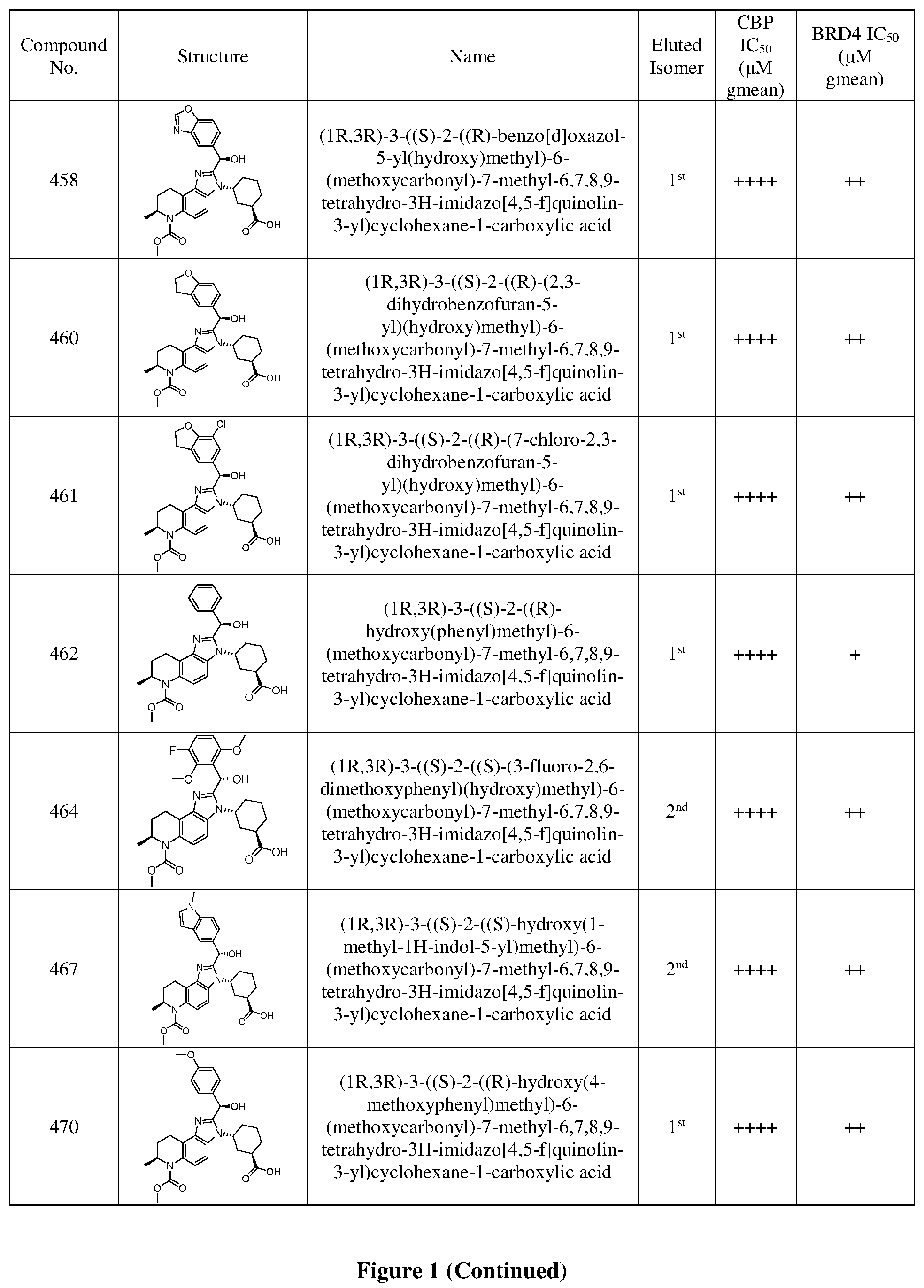 Patent US12378242 Figure 6 – Inhibiting CREB binding protein (CBP)
