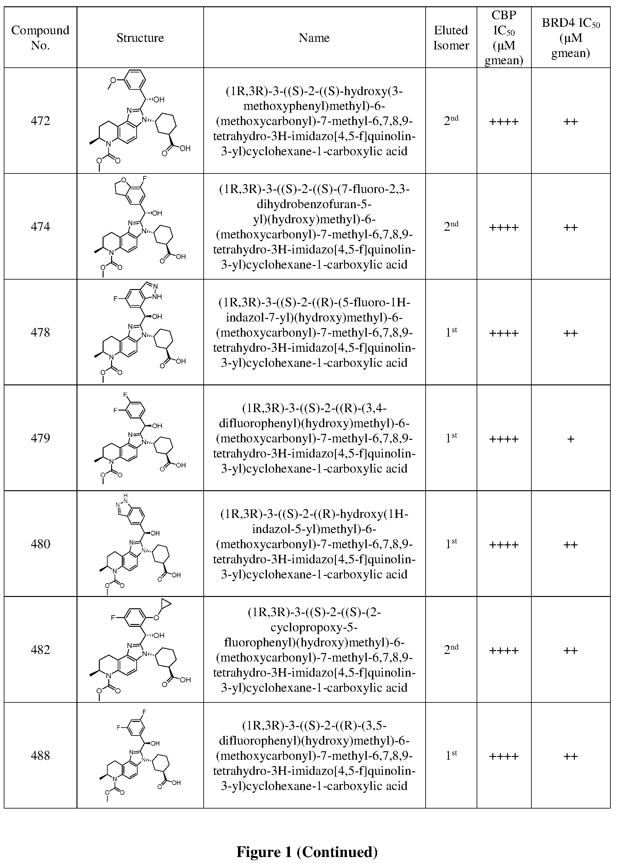 Patent US12378242 Figure 7 – Inhibiting CREB binding protein (CBP)