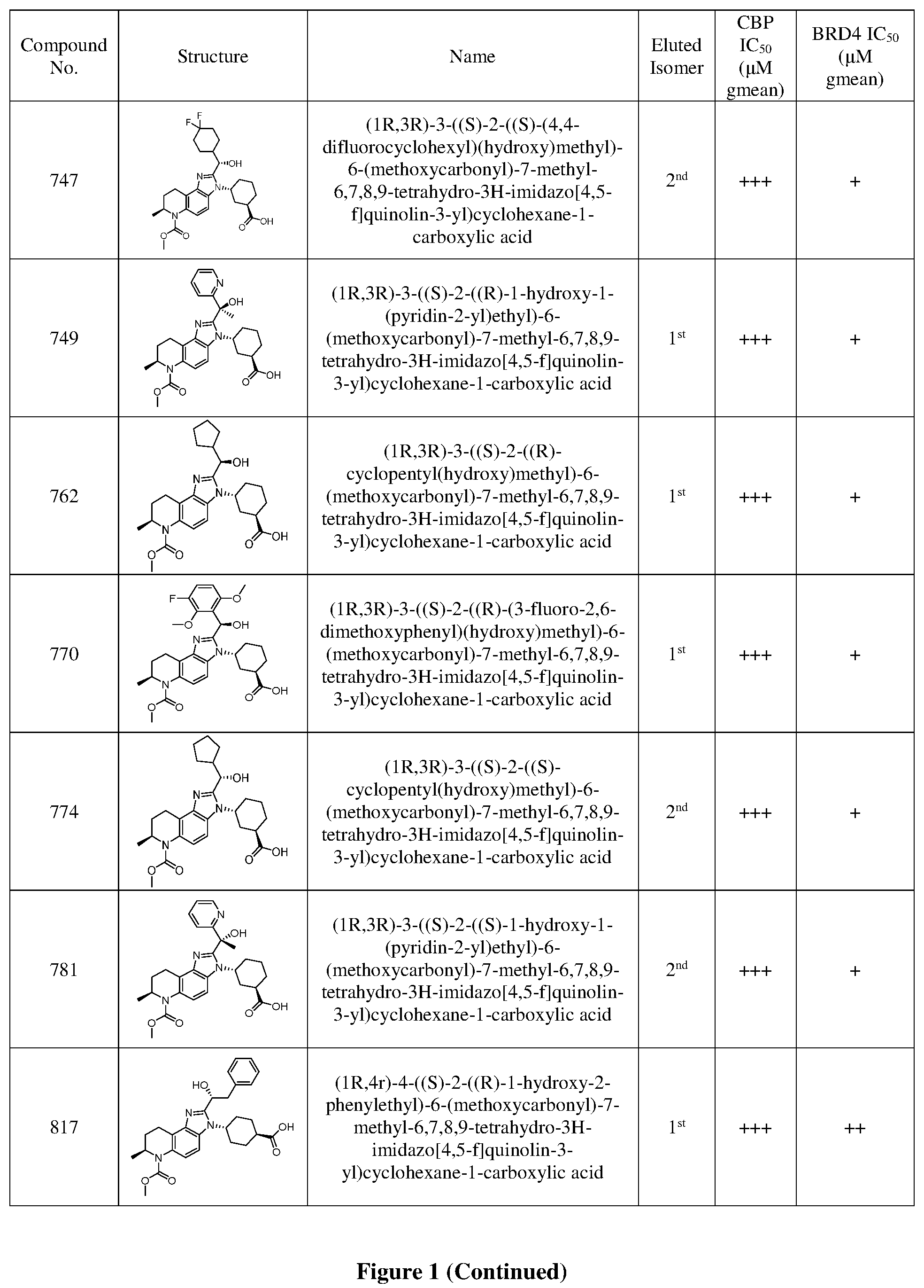 Patent US12378242 Figure 15 – Inhibiting CREB binding protein (CBP)