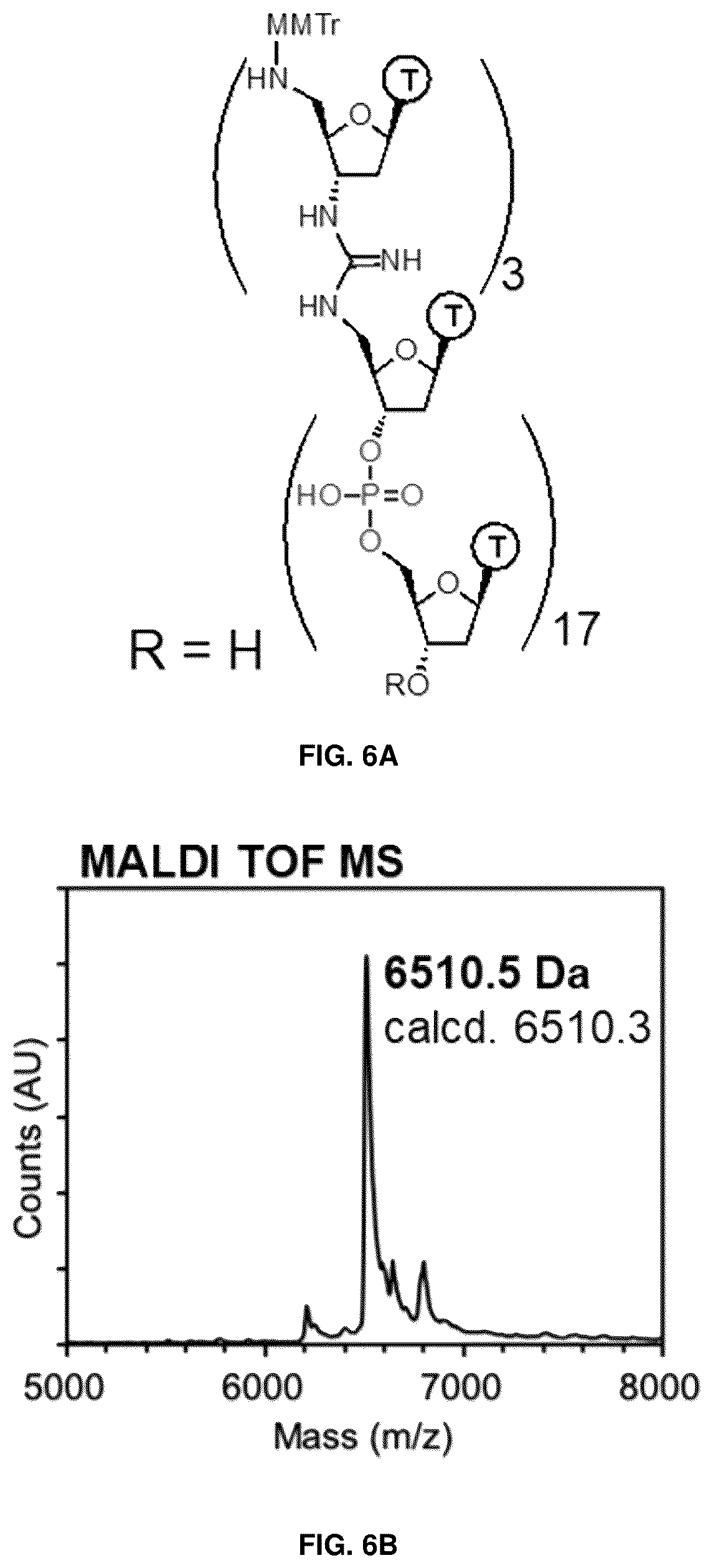 Patent US12378280 Figure 11 – Deoxynucleic guanidines (DNG)-modified oligonucleotides and methods of synthesizing deoxynucleic guanidine strands