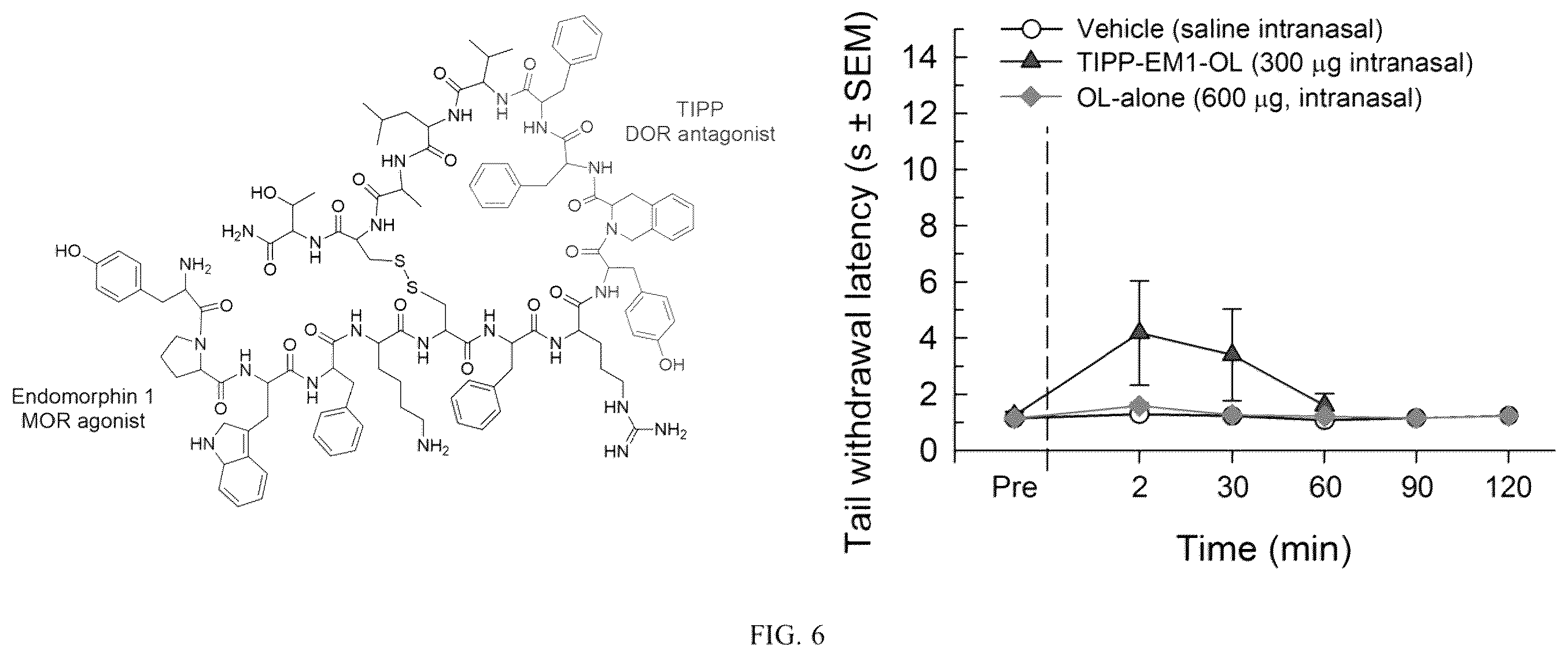 Patent US12378285 Figure 6 – Cyclic peptides and cyclic peptide conjugates for treating neurological disorders