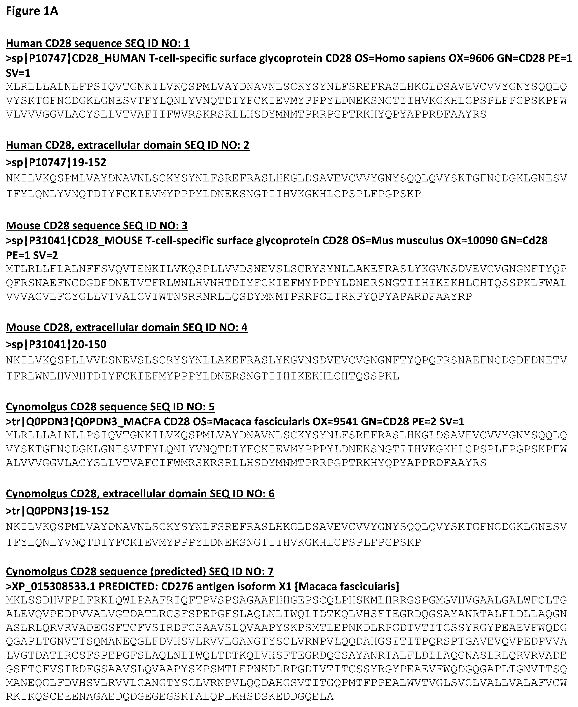 Patent US12378326 — Anti-CD28 x anti-PSMA antibodies — Figure 1