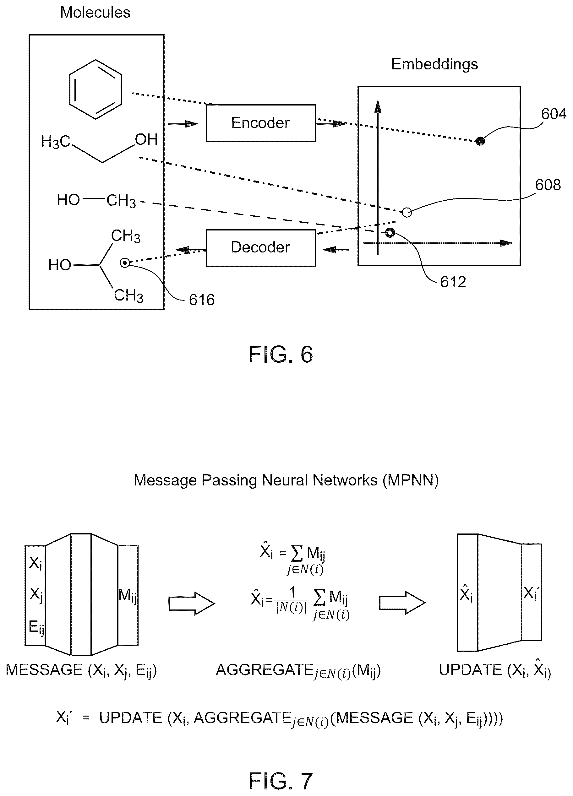 Patent US12378383 Figure 6 – Molecular structure transformers for property prediction