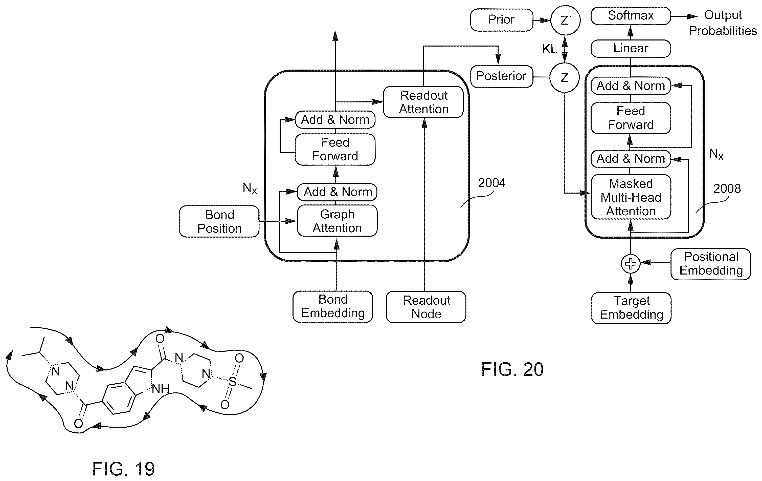 Patent US12378383 Figure 19 – Molecular structure transformers for property prediction