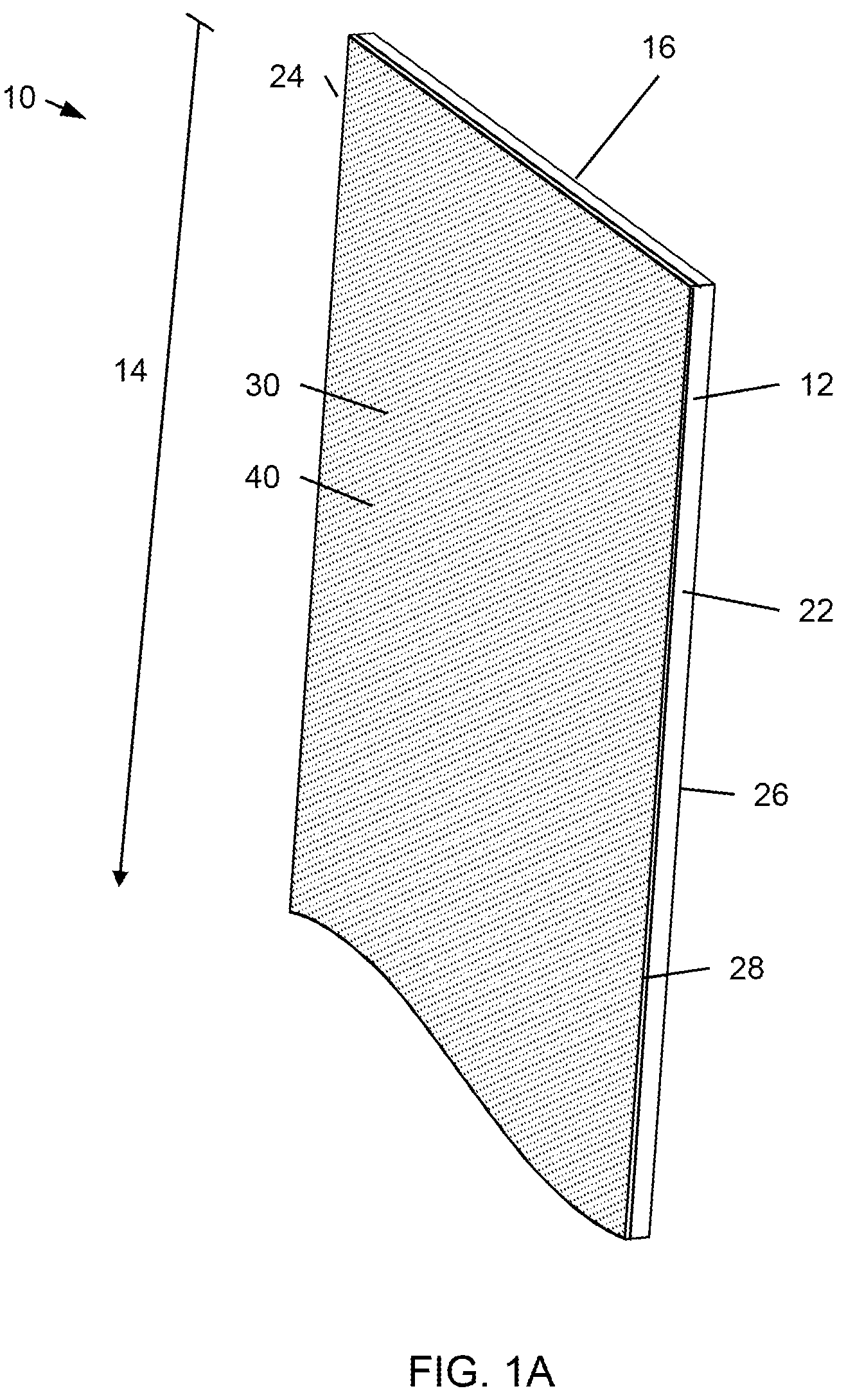 Patent US12378444 — Pressure sensitive adhesive building surface accessory — Figure 1