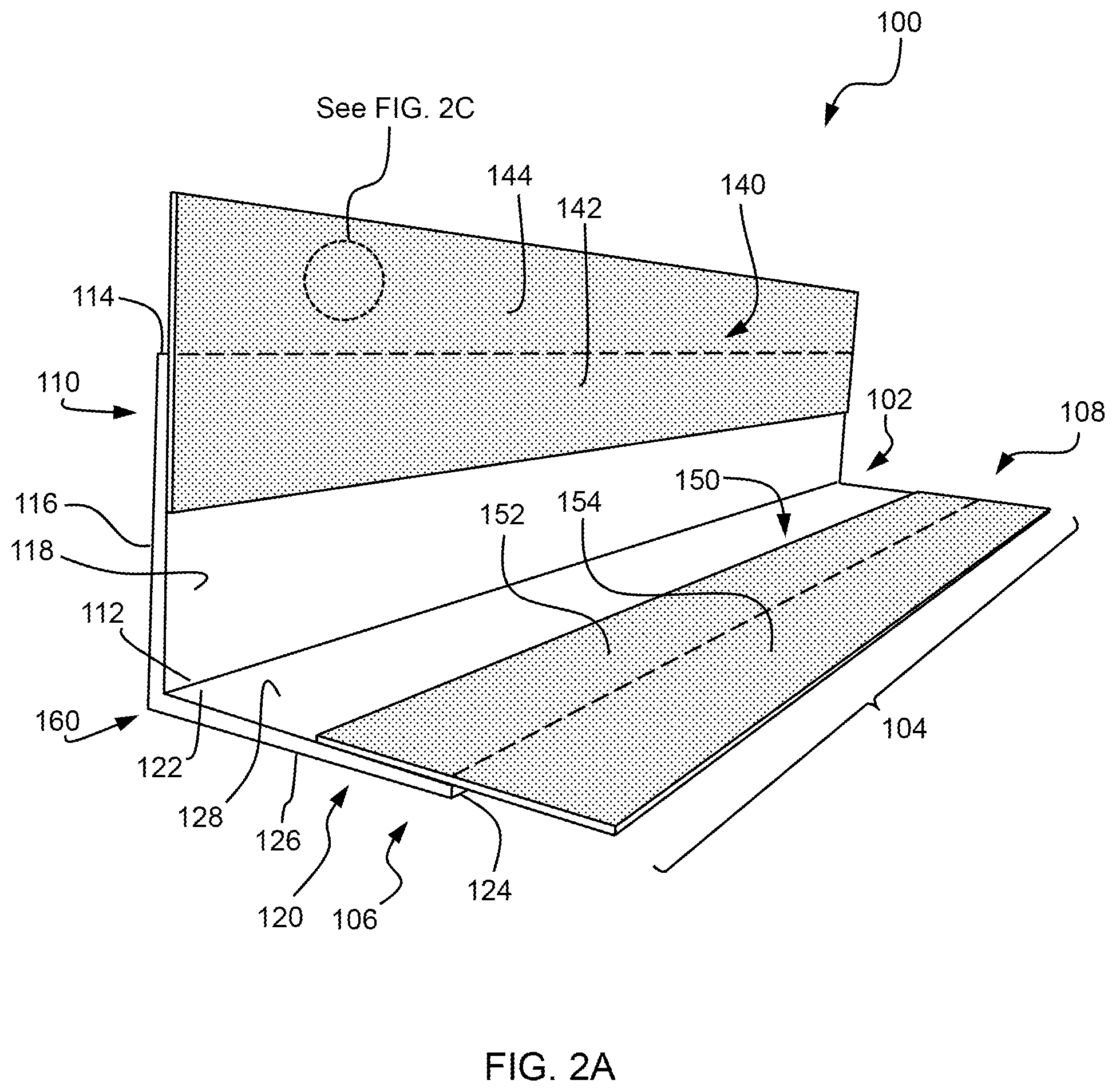 Patent US12378444 Figure 3 – Pressure sensitive adhesive building surface accessory