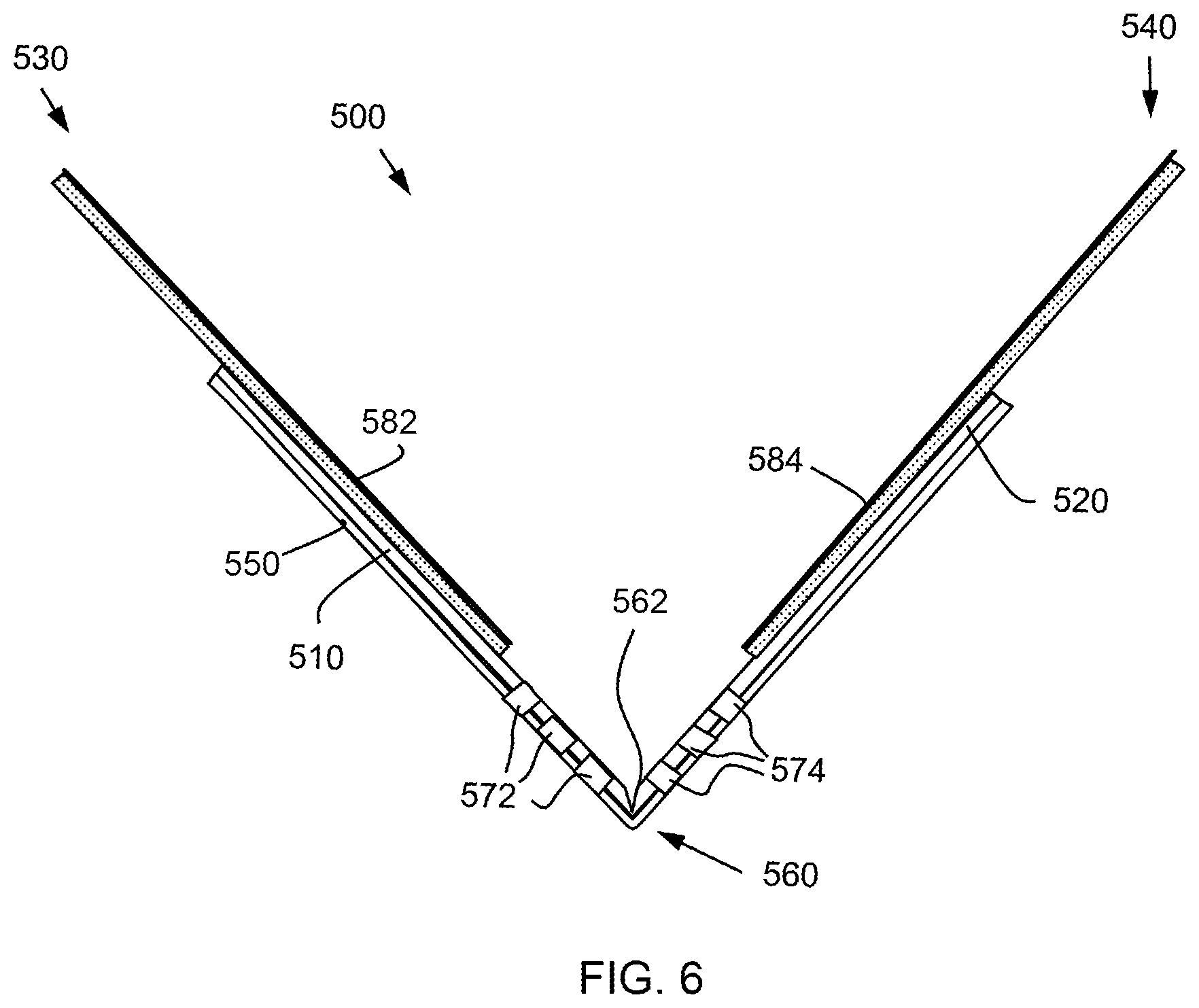 Patent US12378444 Figure 8 – Pressure sensitive adhesive building surface accessory