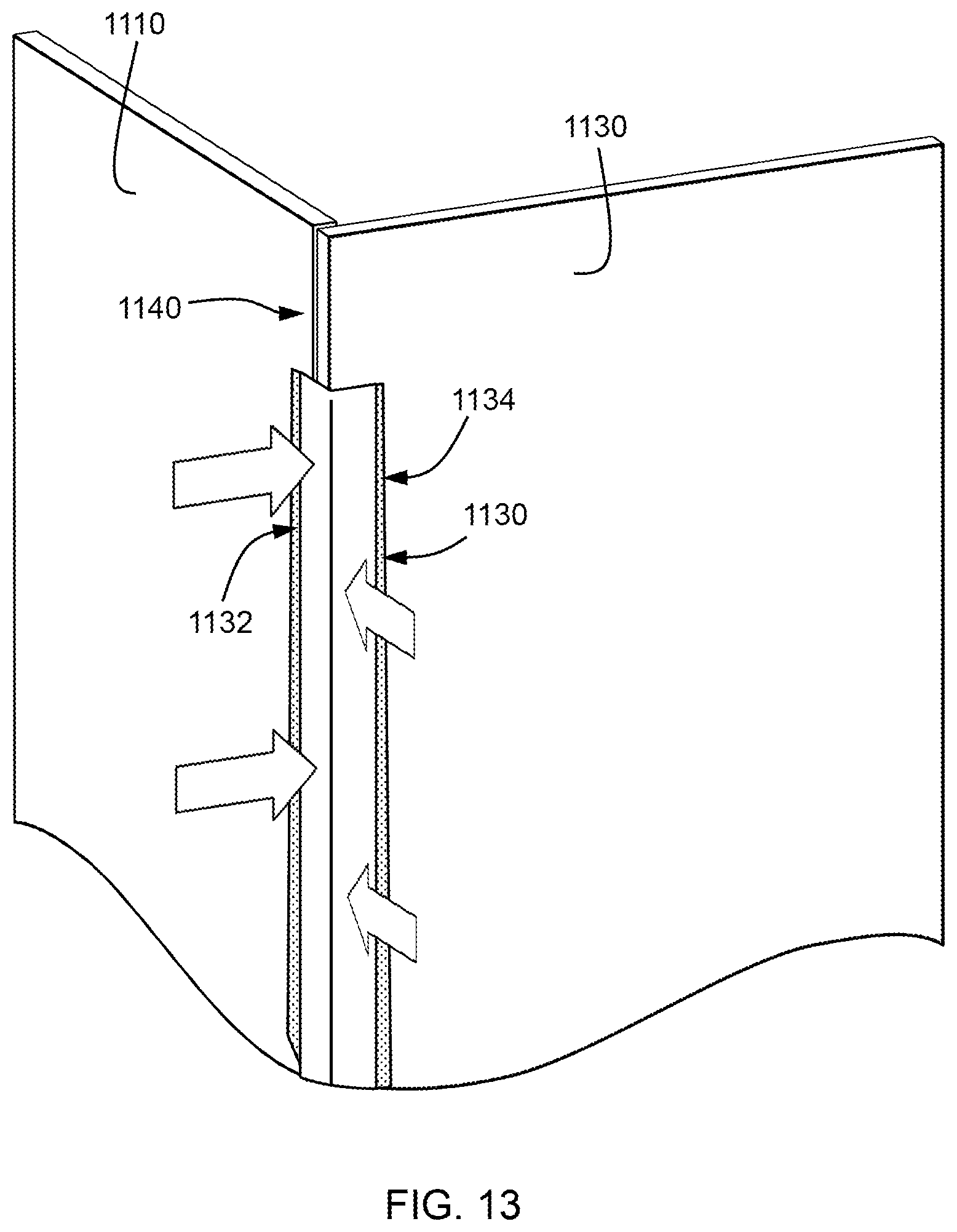 Patent US12378444 Figure 13 – Pressure sensitive adhesive building surface accessory