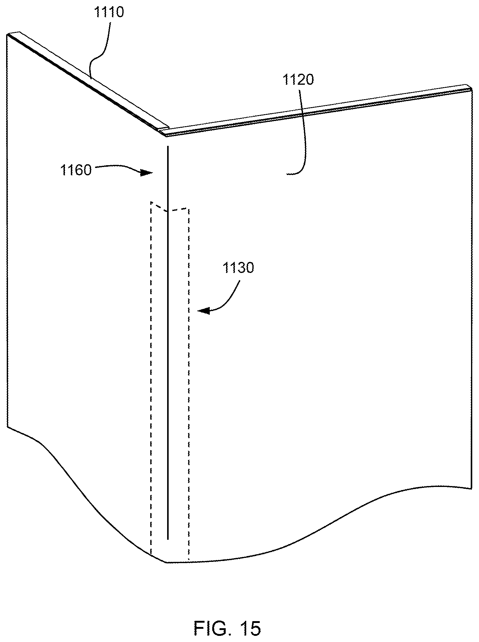 Patent US12378444 Figure 15 – Pressure sensitive adhesive building surface accessory